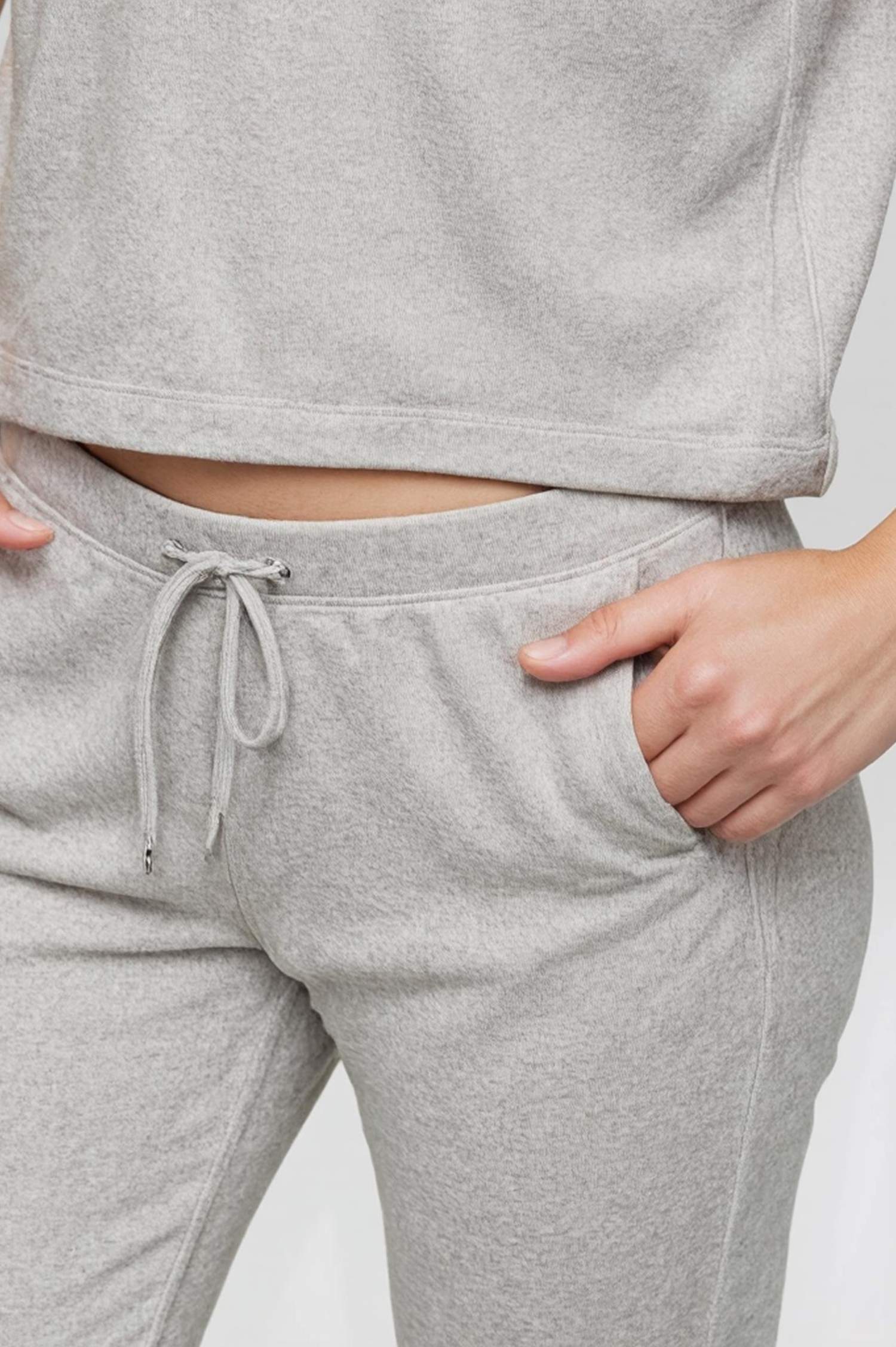 Regular Fit 2'li Takım Sweatshirt Beli Lastikli Jogger Eşofman Altı