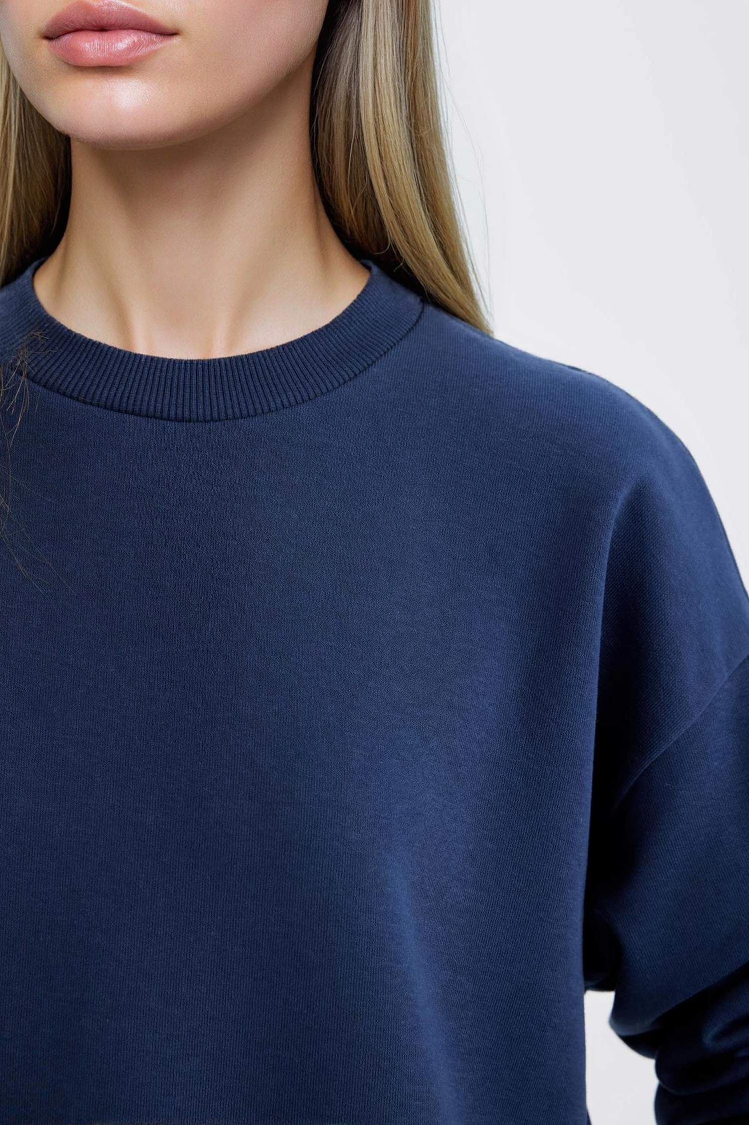 Regular Fit 2'li Takım Sweatshirt Beli Lastikli Jogger Eşofman Altı