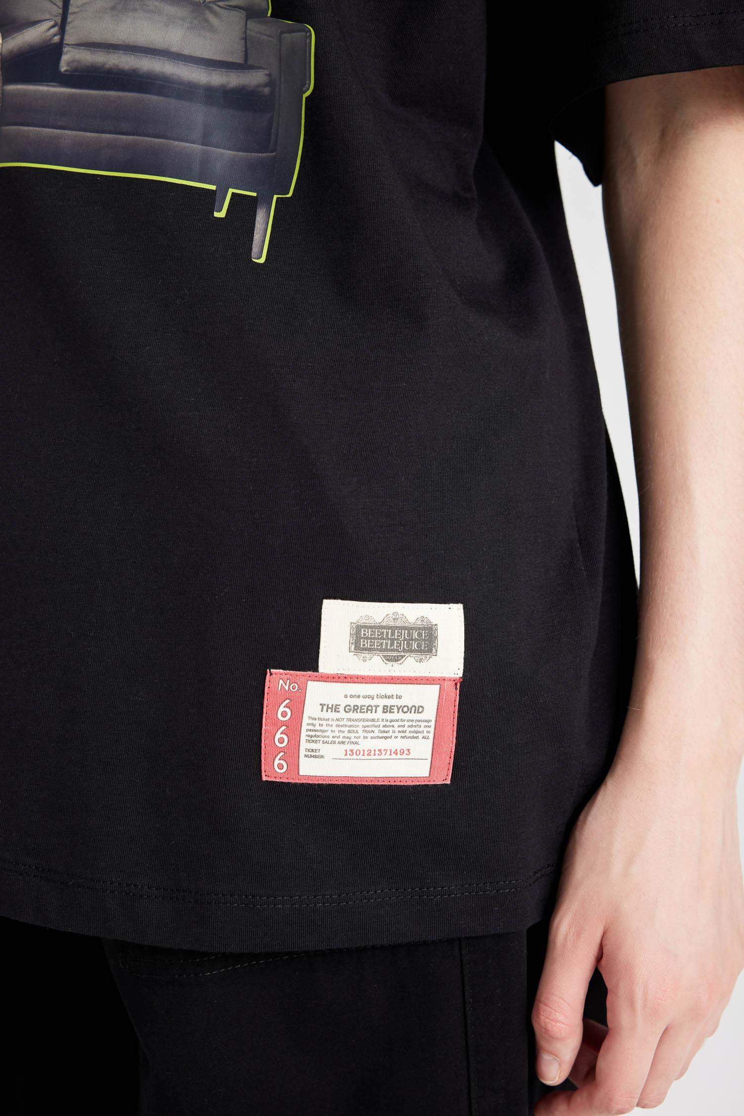 T-shirt Oversize avec imprimé à manches courtes à col rond