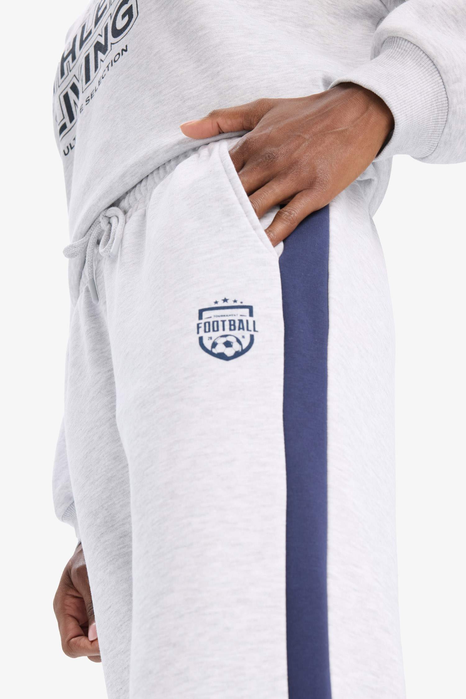 Standart Fit Baskılı Sporcu Jogger Paça Eşofman Altı