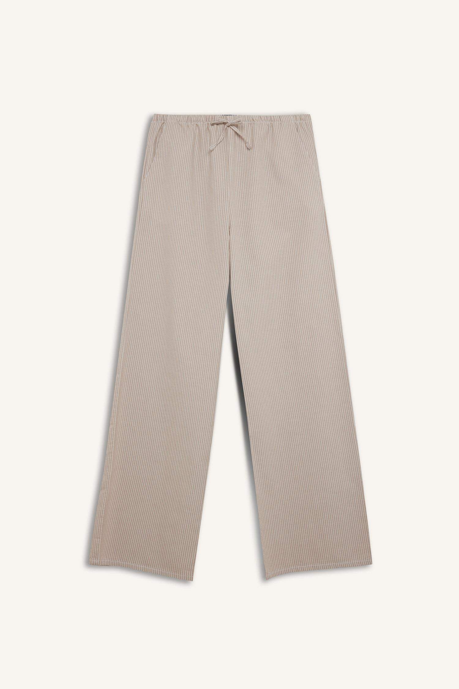 Брюки-клеш в полоску с высокой талией, Коллекция Coool