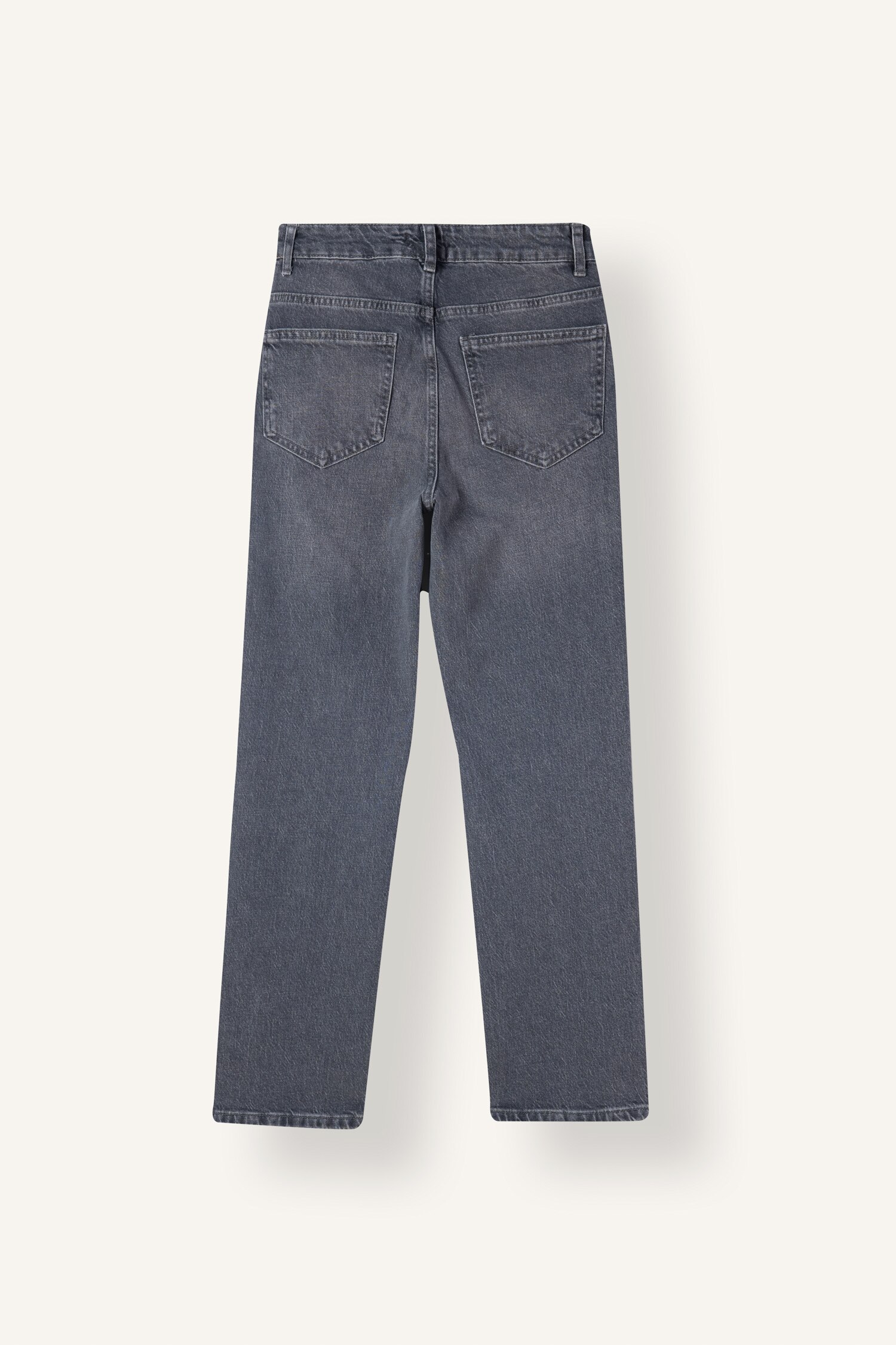 DeFacto Comfort Straıght Yüksek Bel Bilek Boy Jean Yıkamalı Pantolon görsel 2