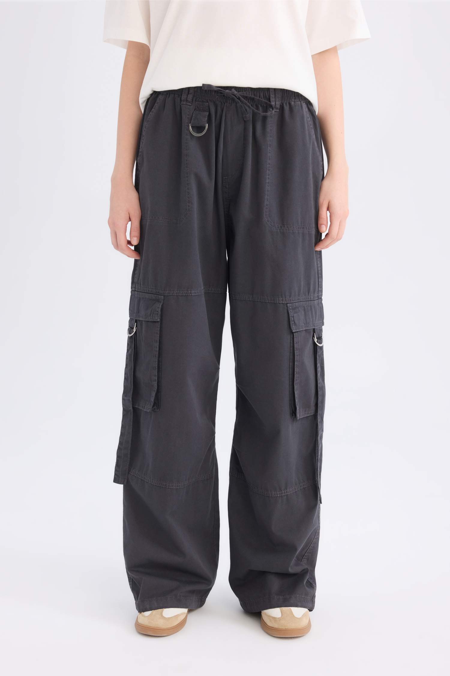 Coool габардин карго брюки с нормальной талией