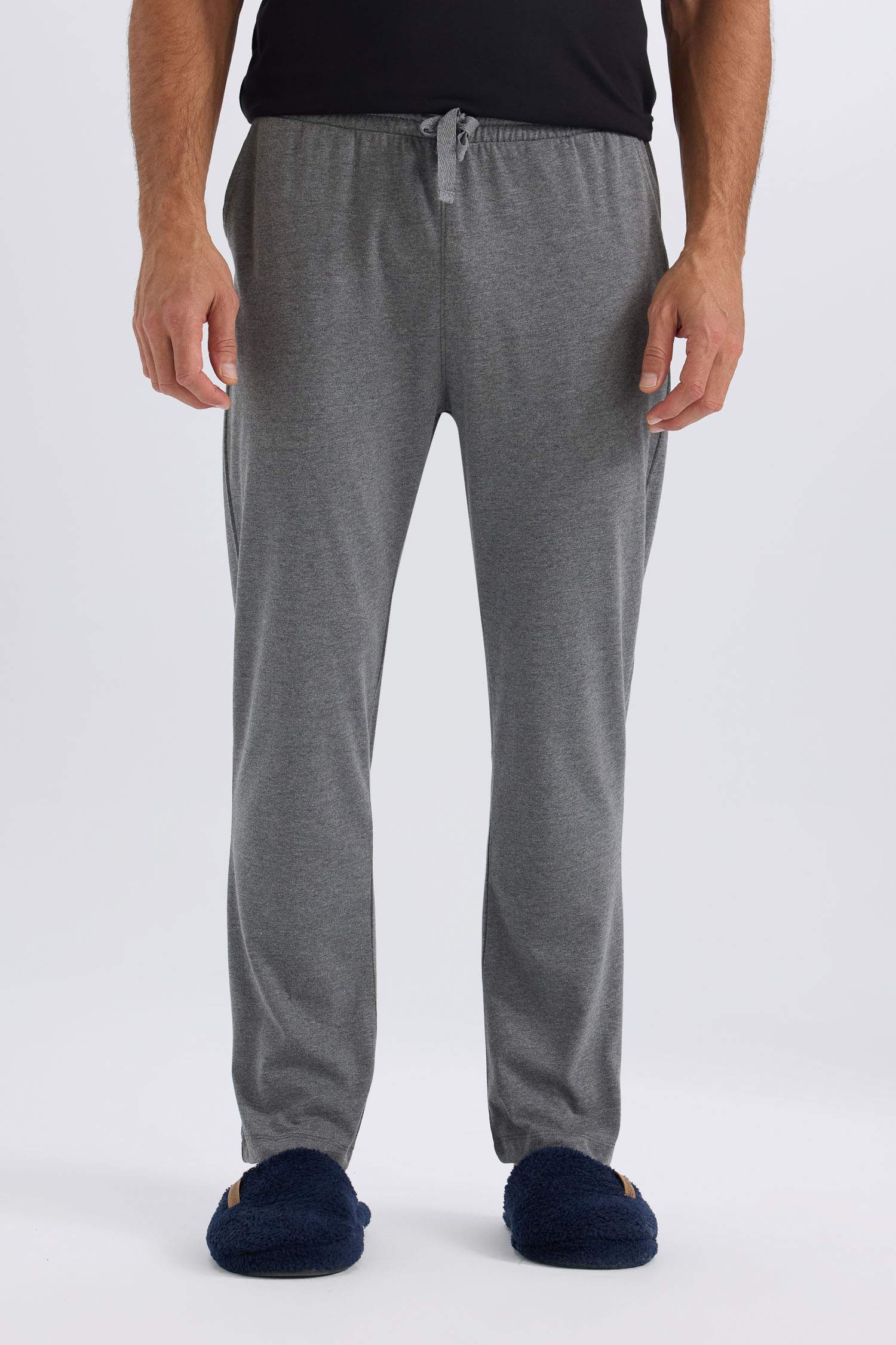 سروال بيجامة قصة عادية بجيب