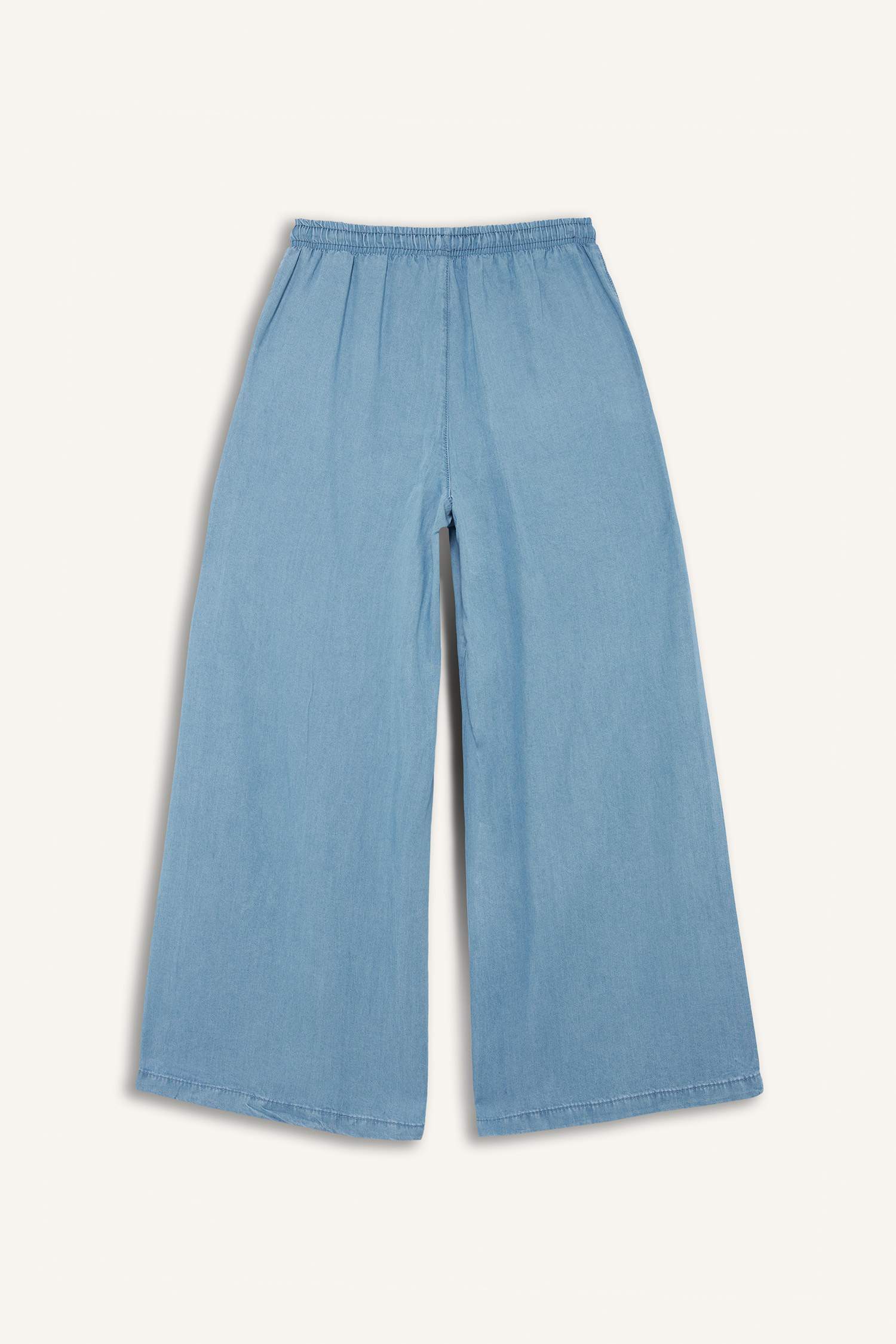 Джинсы с высокой талией и широкими штанинами, мягкие, с эффектом стирки