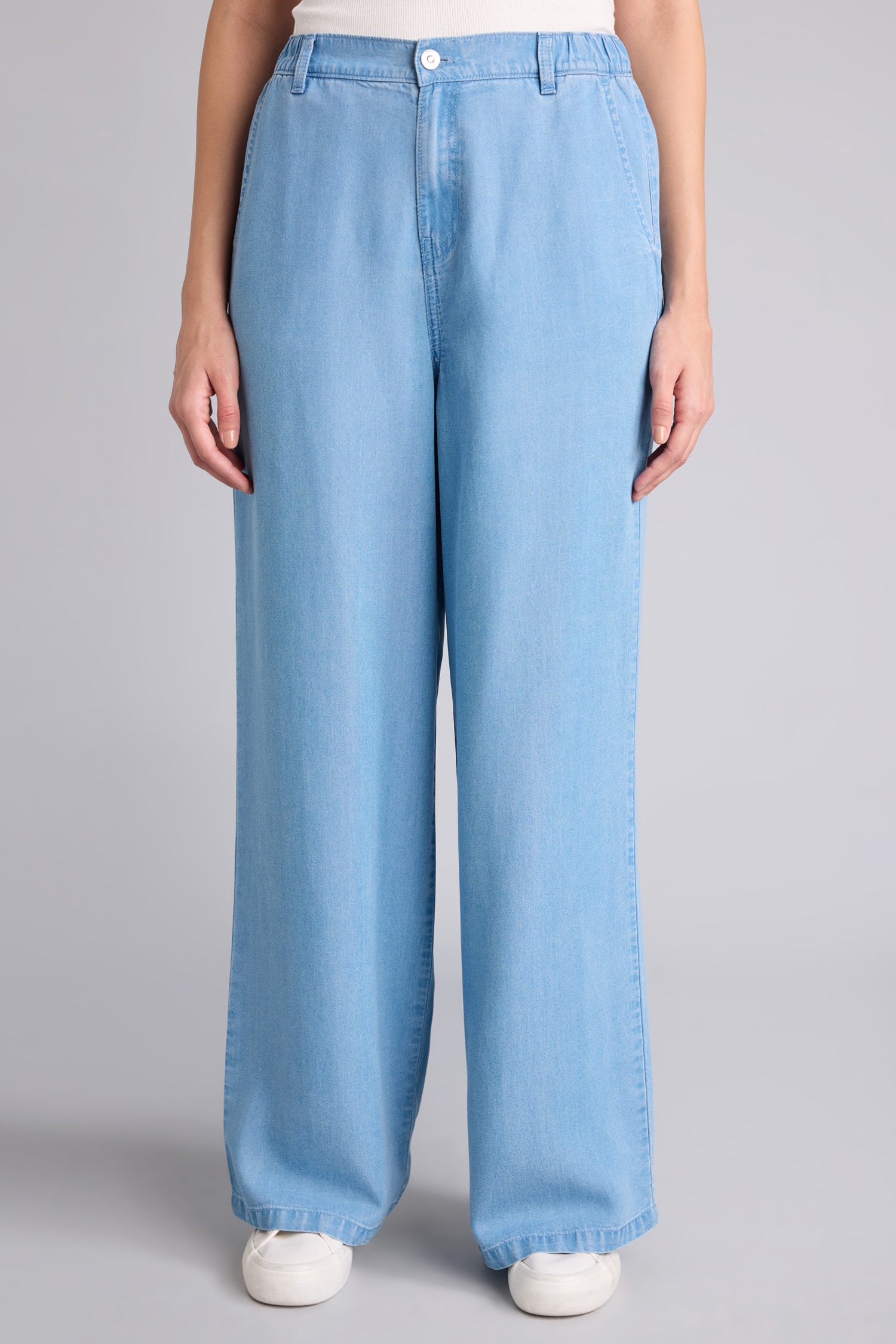 DeFacto Wide Leg Yüksek Bel Pantolon görsel 4