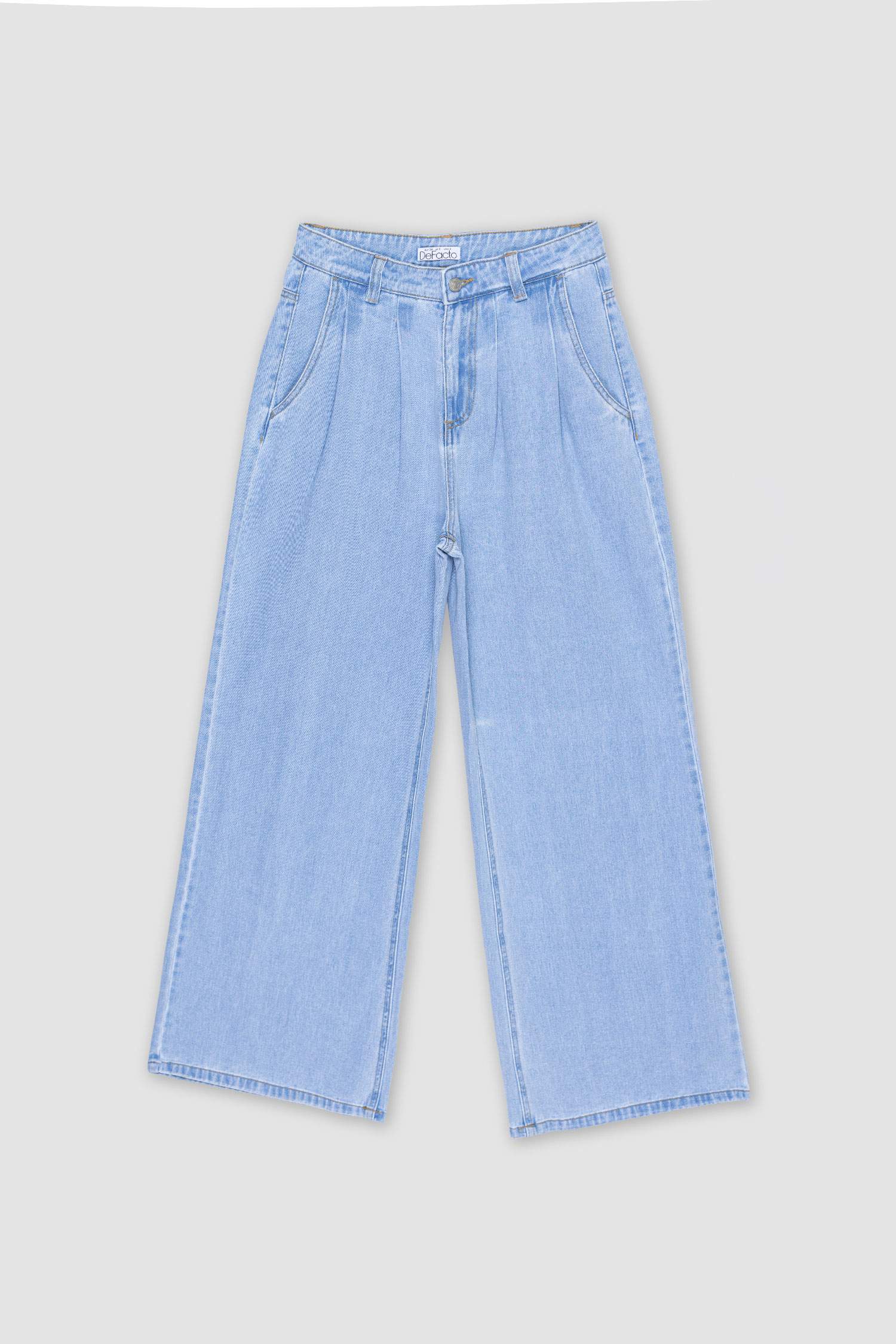 Wide Leg High Waist Long Soft Jeans