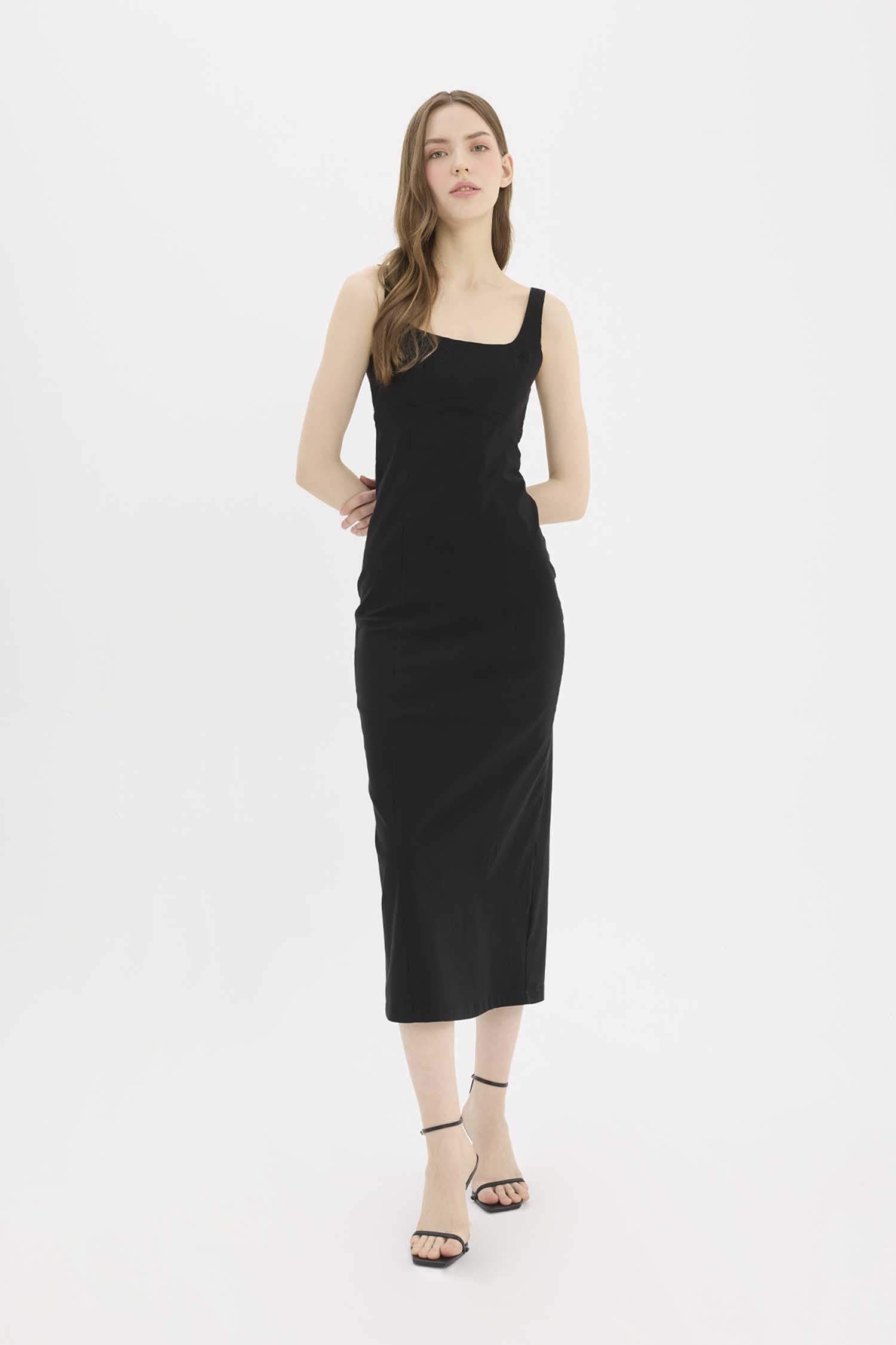 فستان طويل بوديكون بياخة U