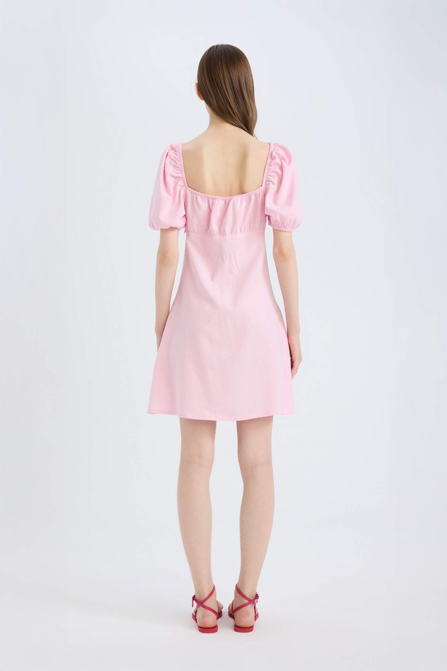 шаршы ойық қысқа жеңді Қысқа жеңді тоқылған көйлек