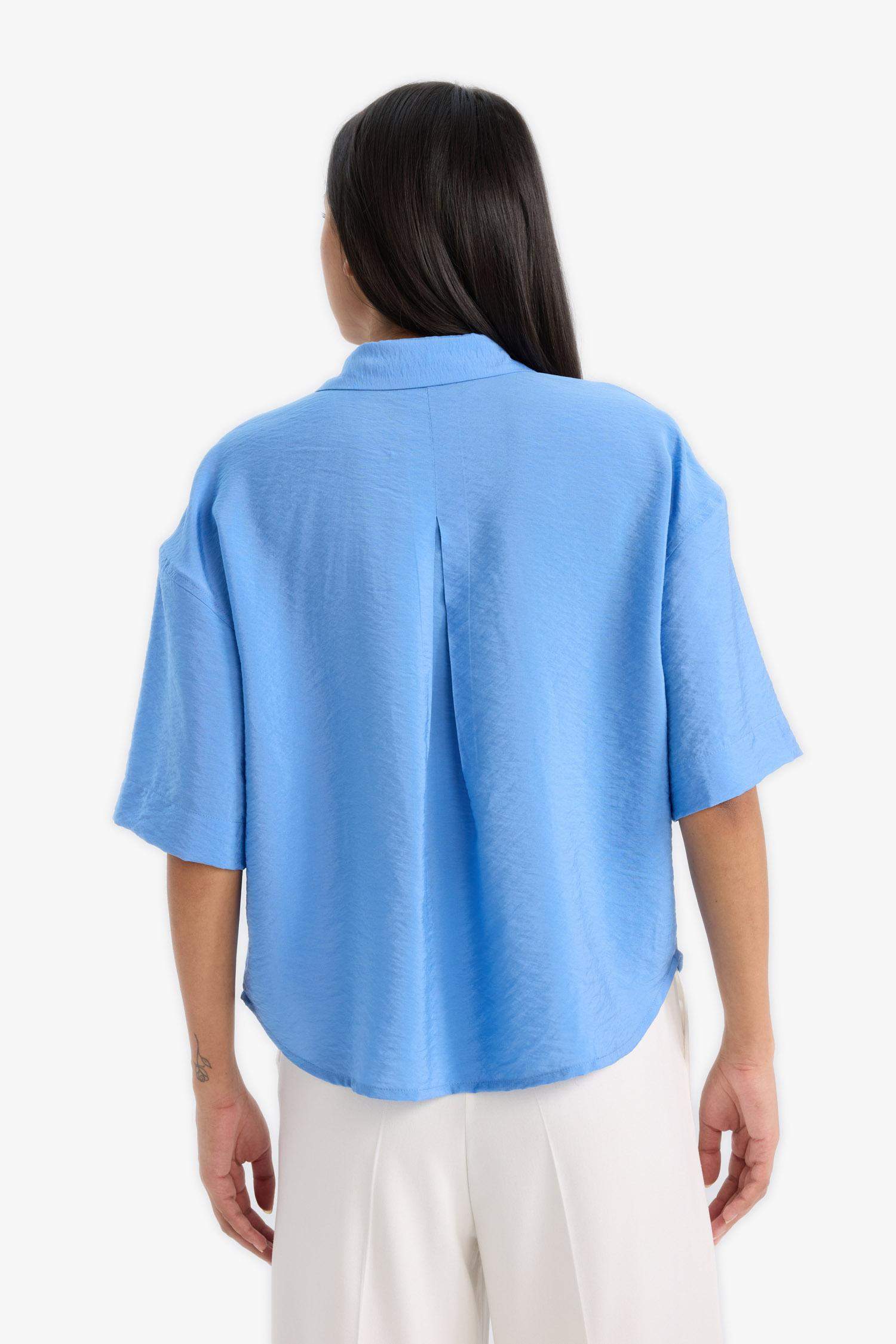 Oversize Fit Short Sleeve Shirt