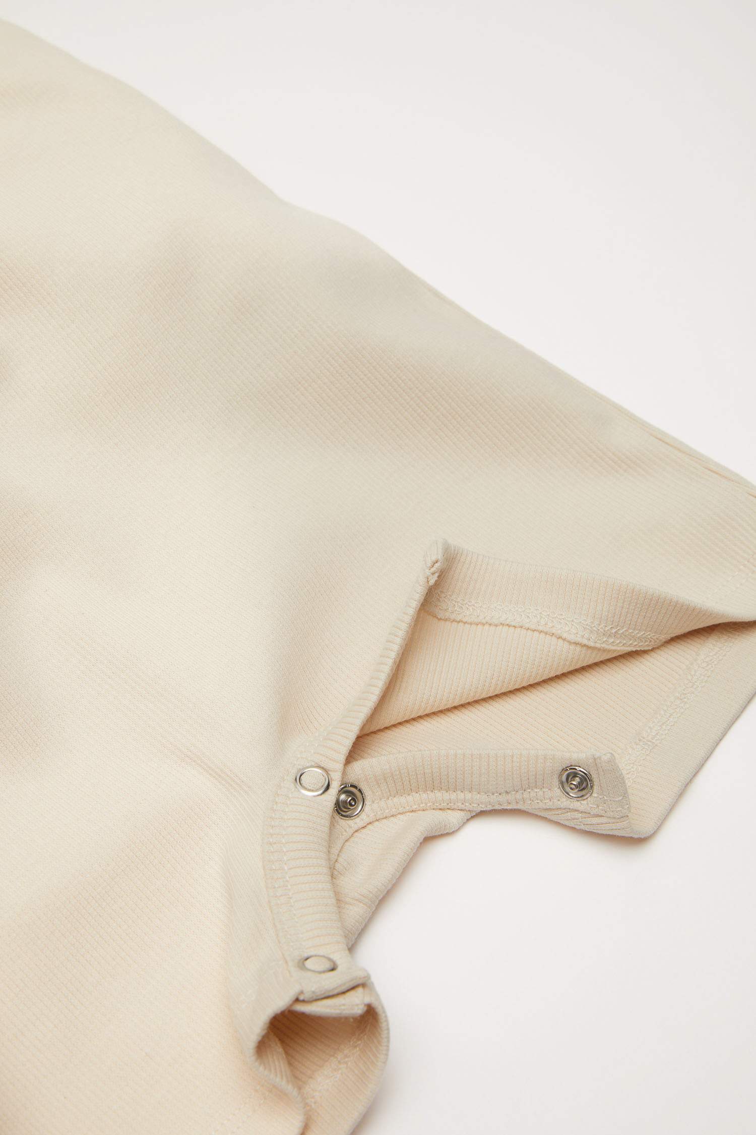 Erkek Bebek Yenidoğan Fitilli Kaşkorse Kısa Kollu Tulum