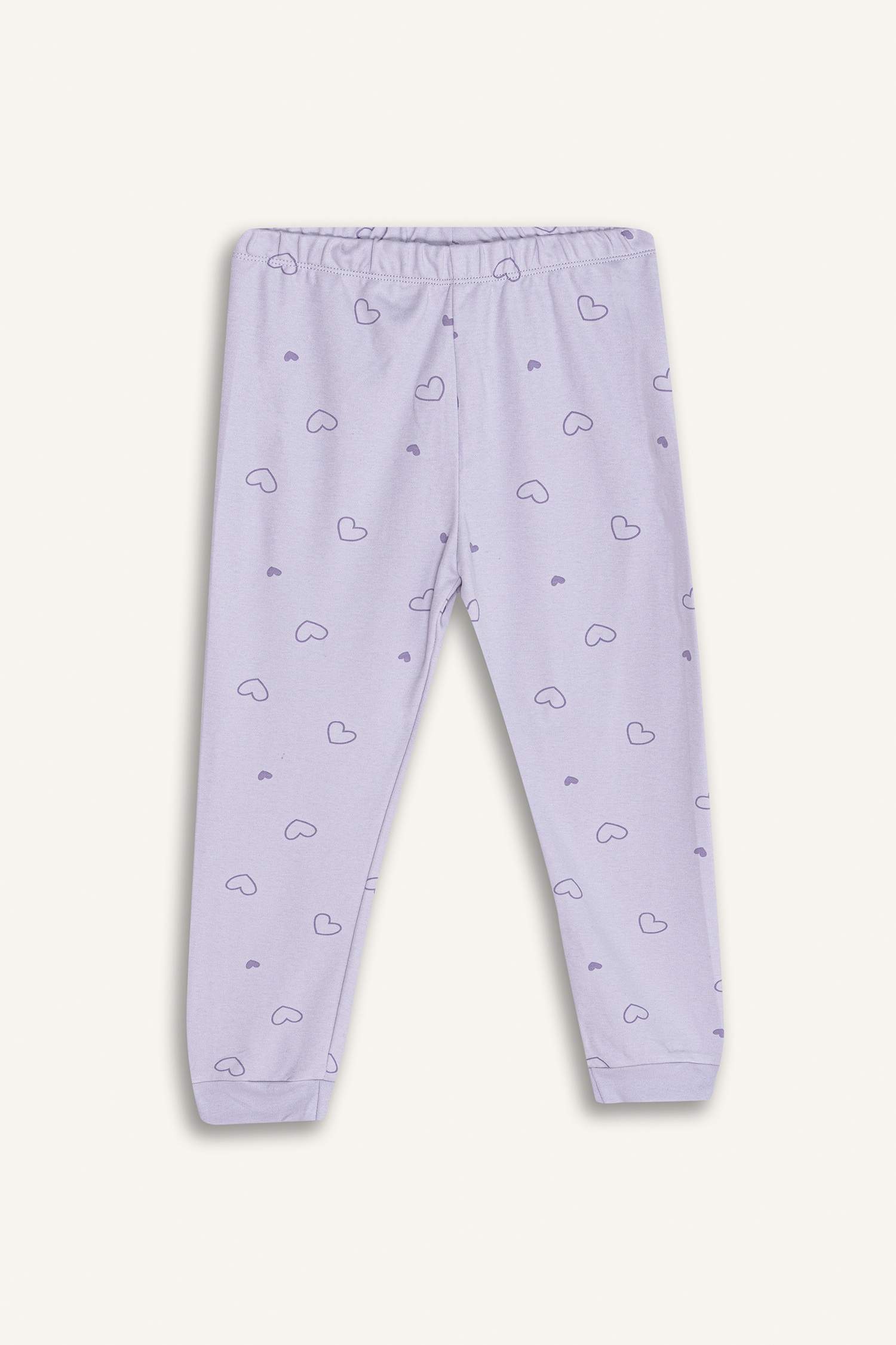 Baby Girl Rabbit Printed 2 Piece Pajama Set
