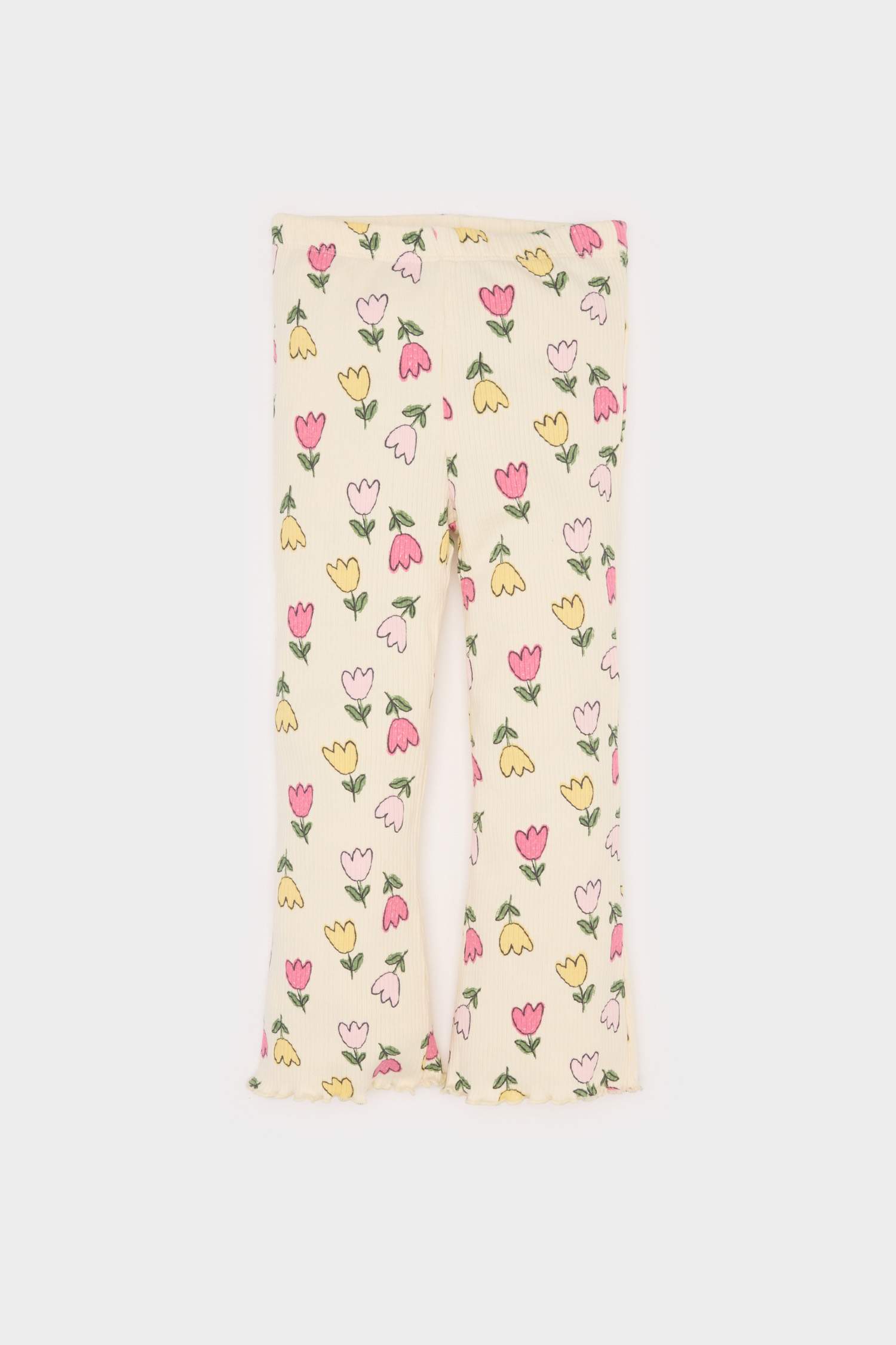 Baby Girl Floral Crew Neck Sweatshirt Leggings 2 Piece Set