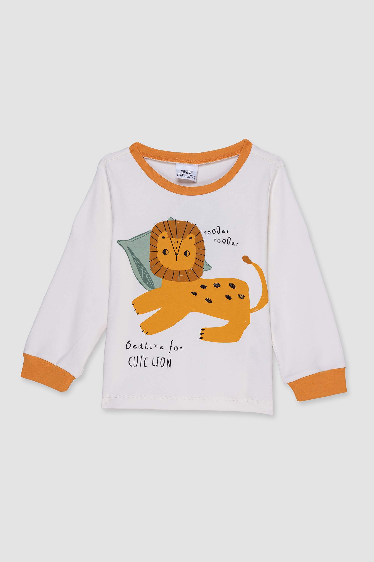 Baby Boy Lion Print 2 Piece Pajama Set