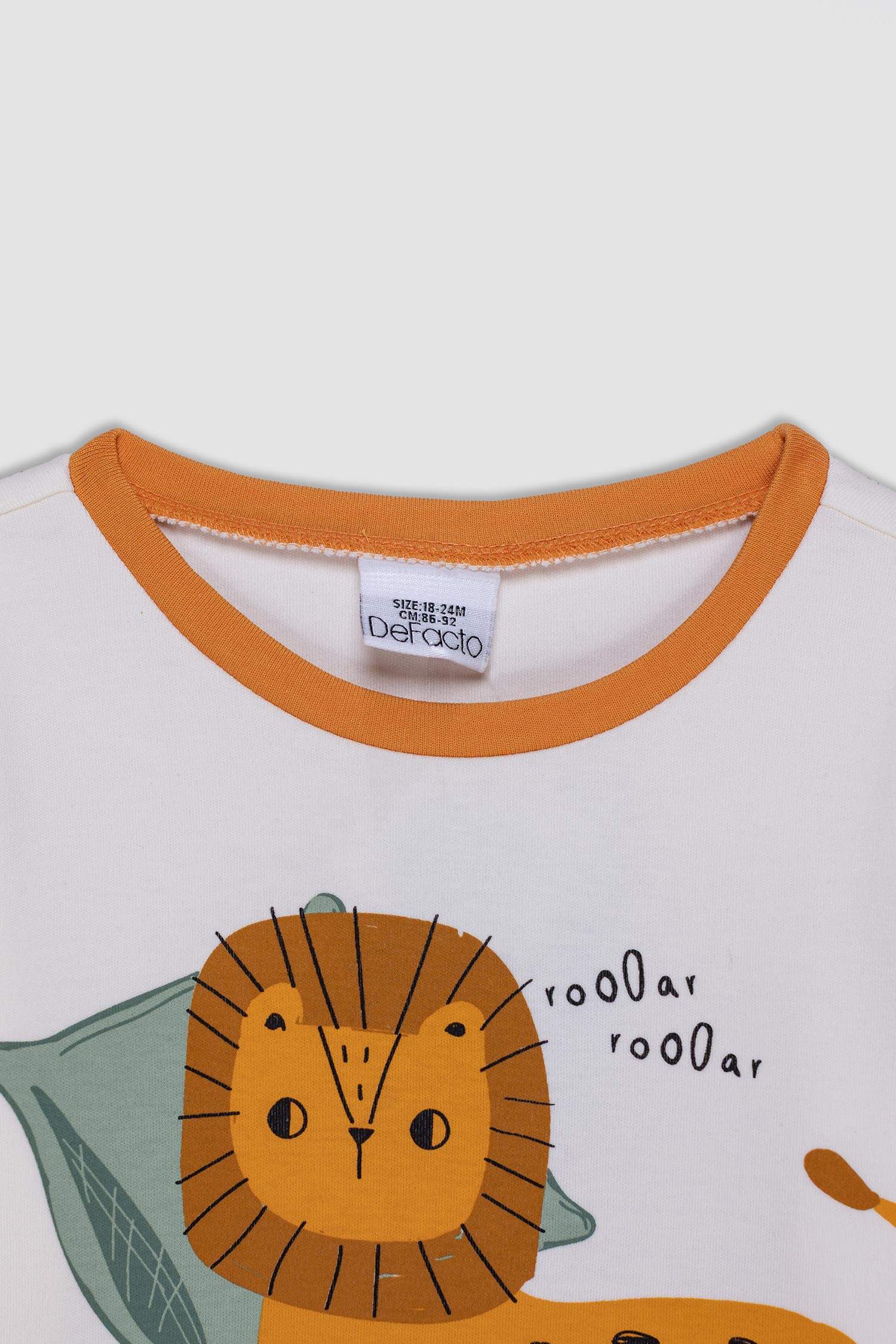 Baby Boy Lion Print 2 Piece Pajama Set