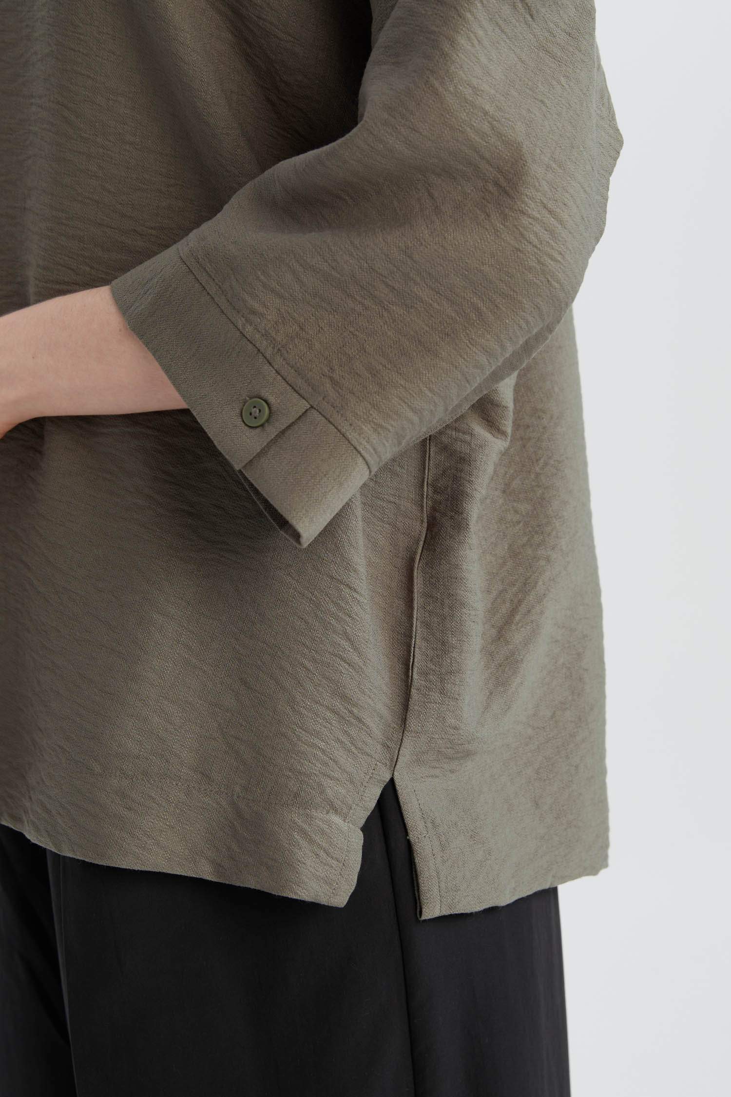 қалыпты пішім с мойын Ұзын Жеңді Блуза