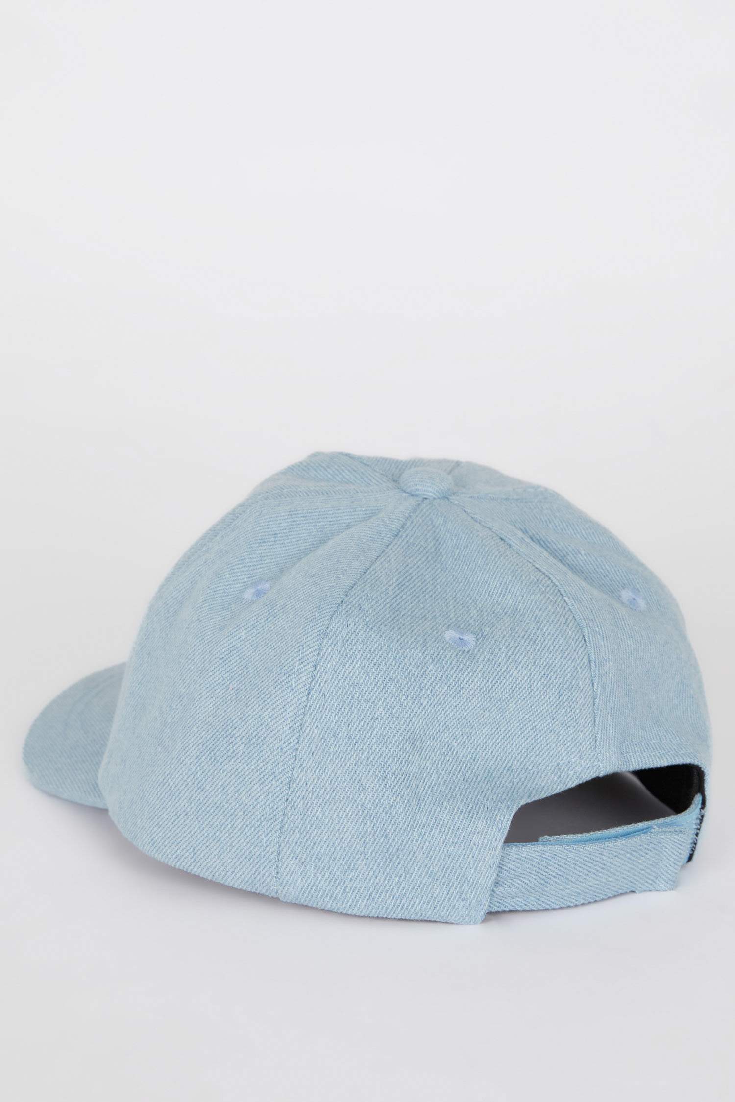 شفقة كاب جينز مطرز بيبي ولادي