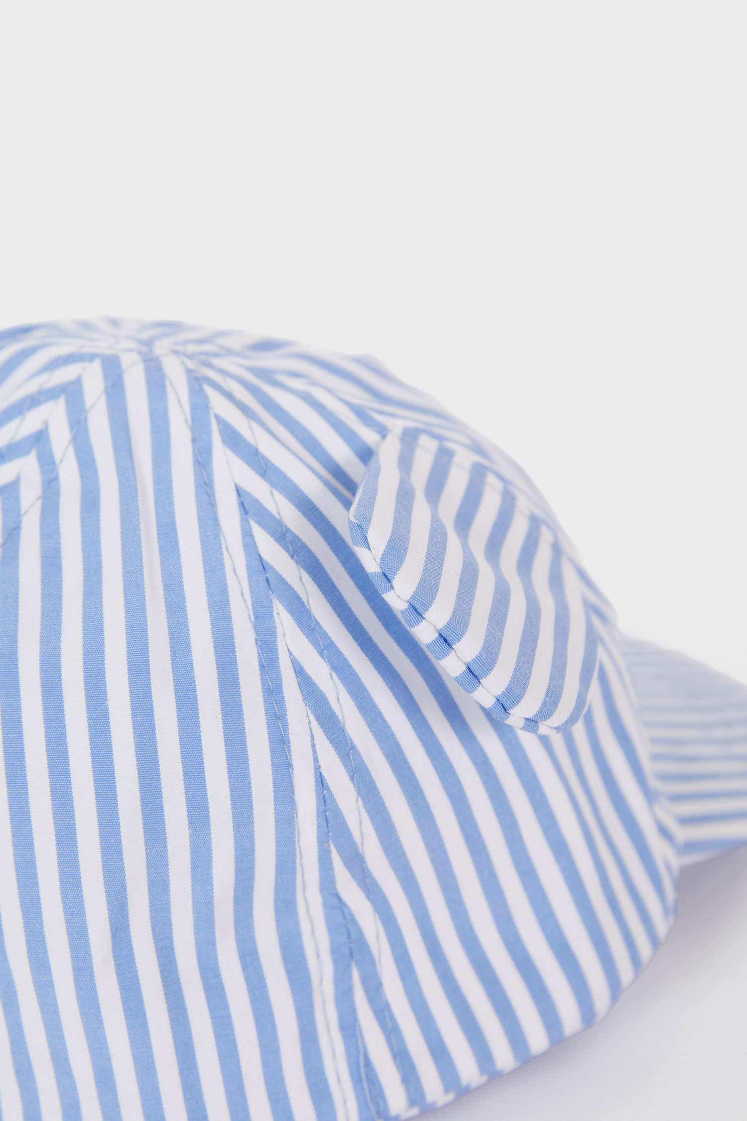 Erkek Bebek Nakışlı Ense Korumalı Pamuklu Cap Şapka