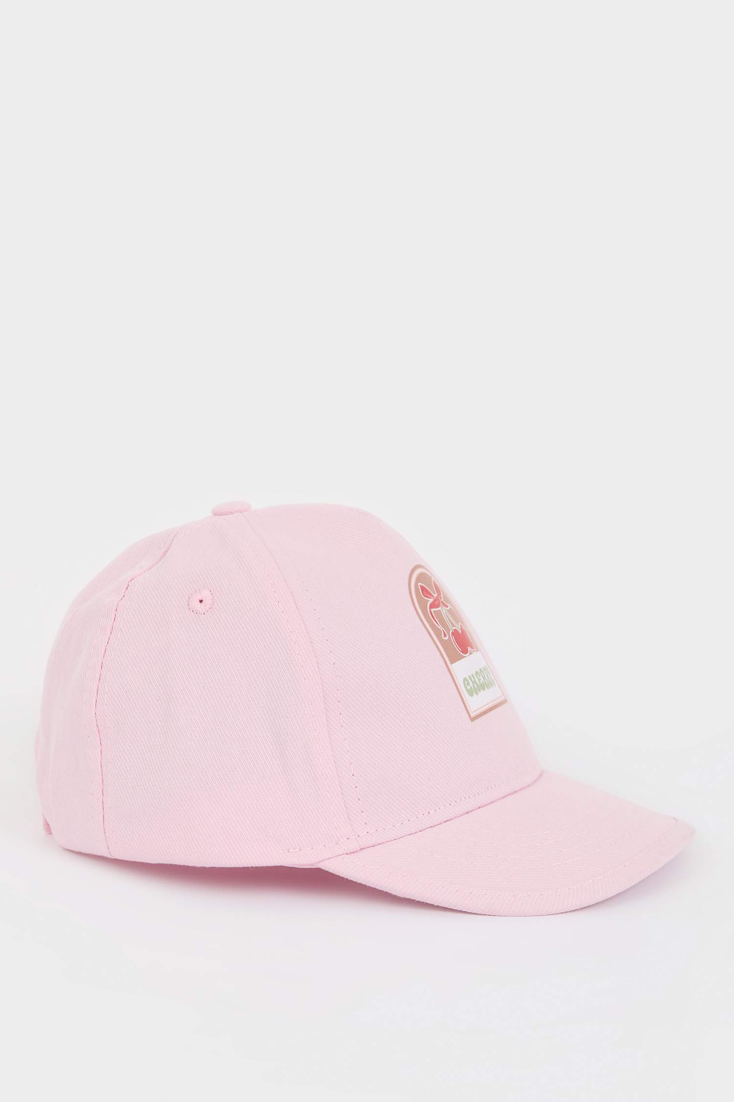 Kız Bebek Baskılı Pamuklu Cap Şapka