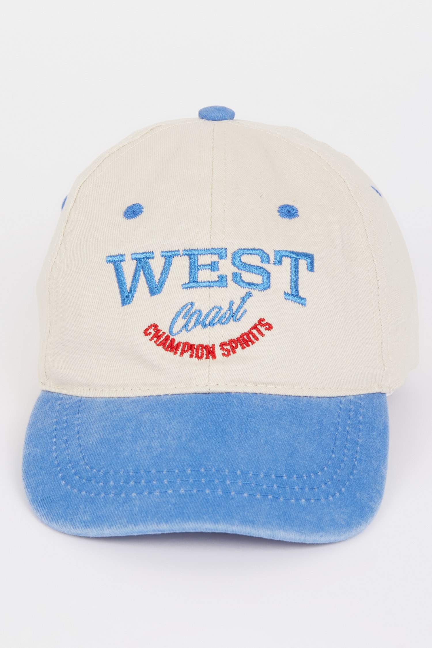 Erkek Çocuk Nakışlı Jean Cap Şapka