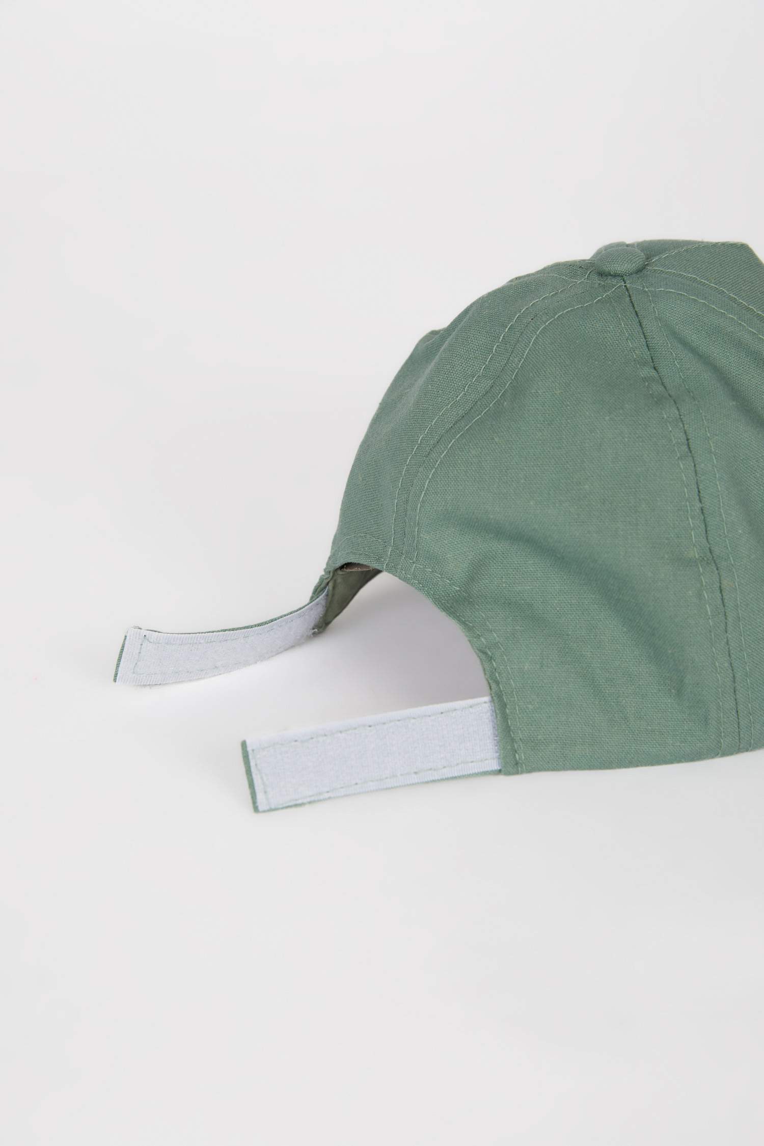 Boy Embroidered Linen Blend Cap