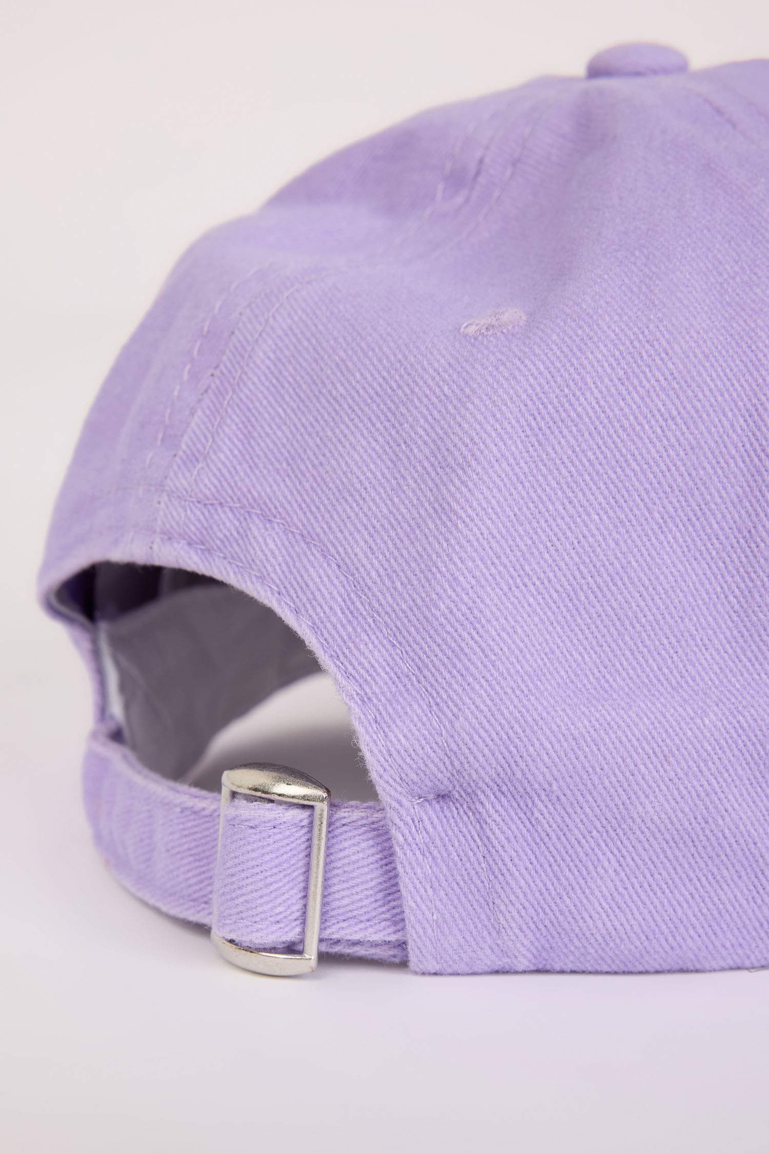 Girl Embroidered Cotton Denim Cap