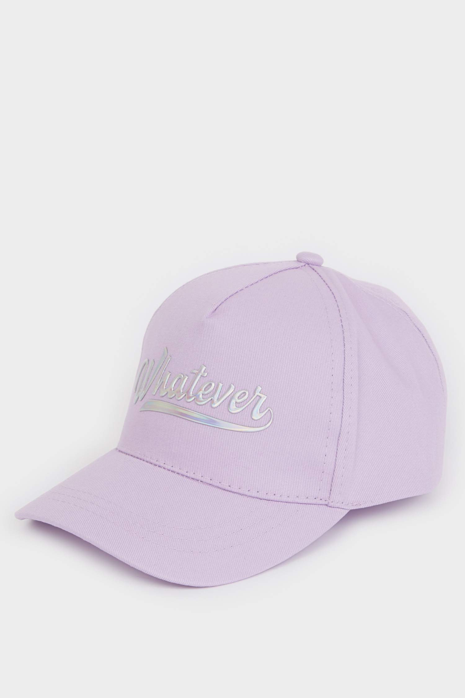 Kız Çocuk Baskılı Pamuklu Cap Şapka