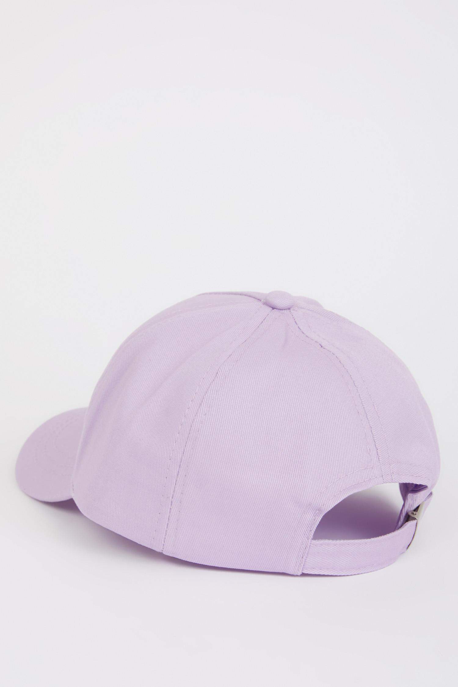 Kız Çocuk Baskılı Pamuklu Cap Şapka