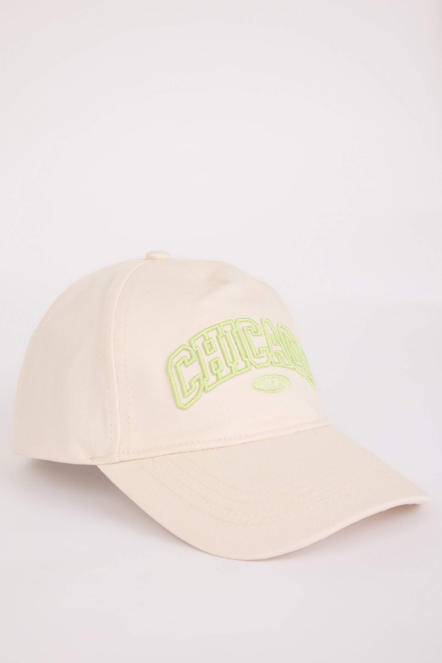 Kız Çocuk Nakışlı Pamuklu Cap Şapka