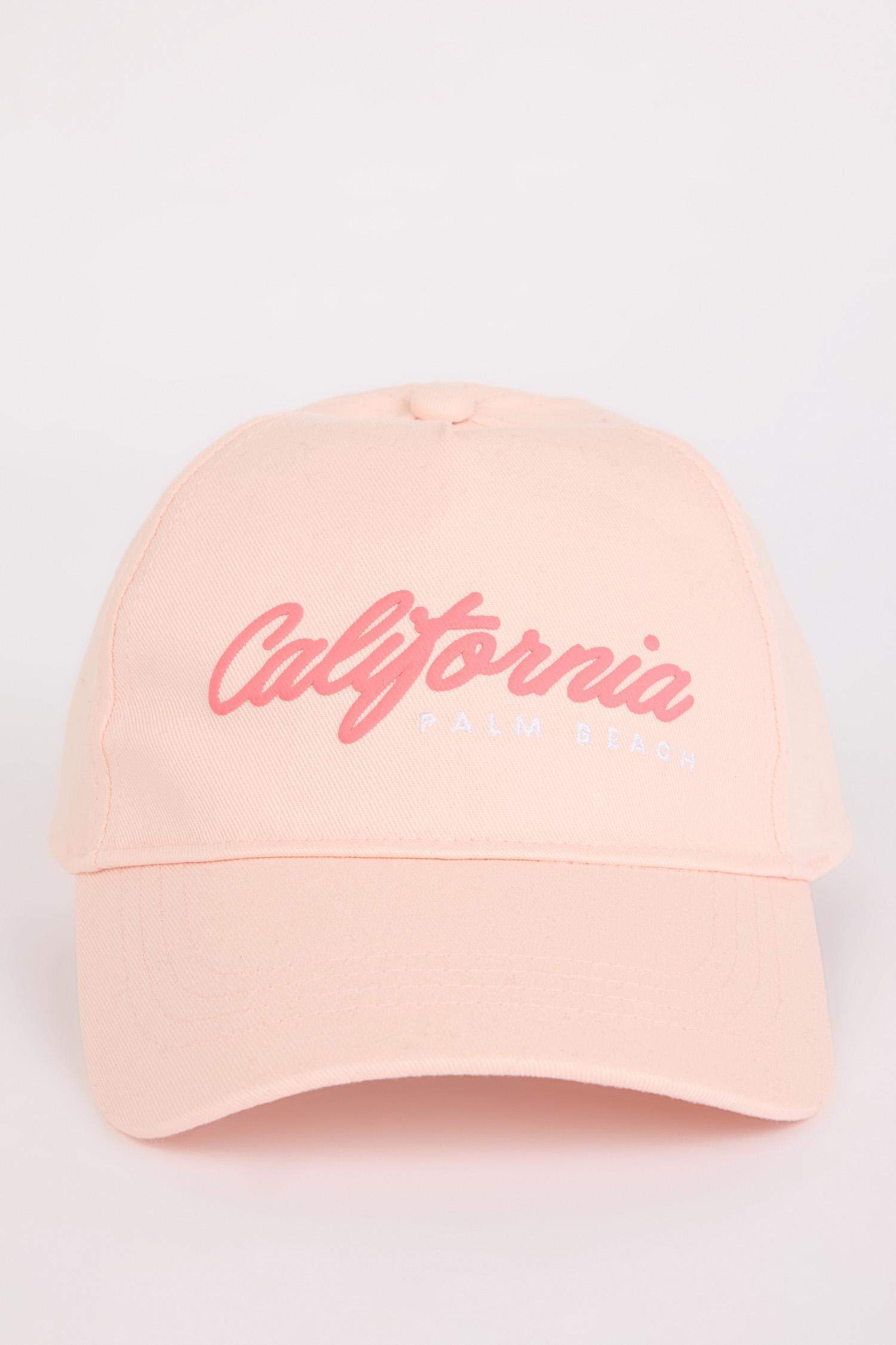 Kız Çocuk Baskılı Pamuklu Cap Şapka