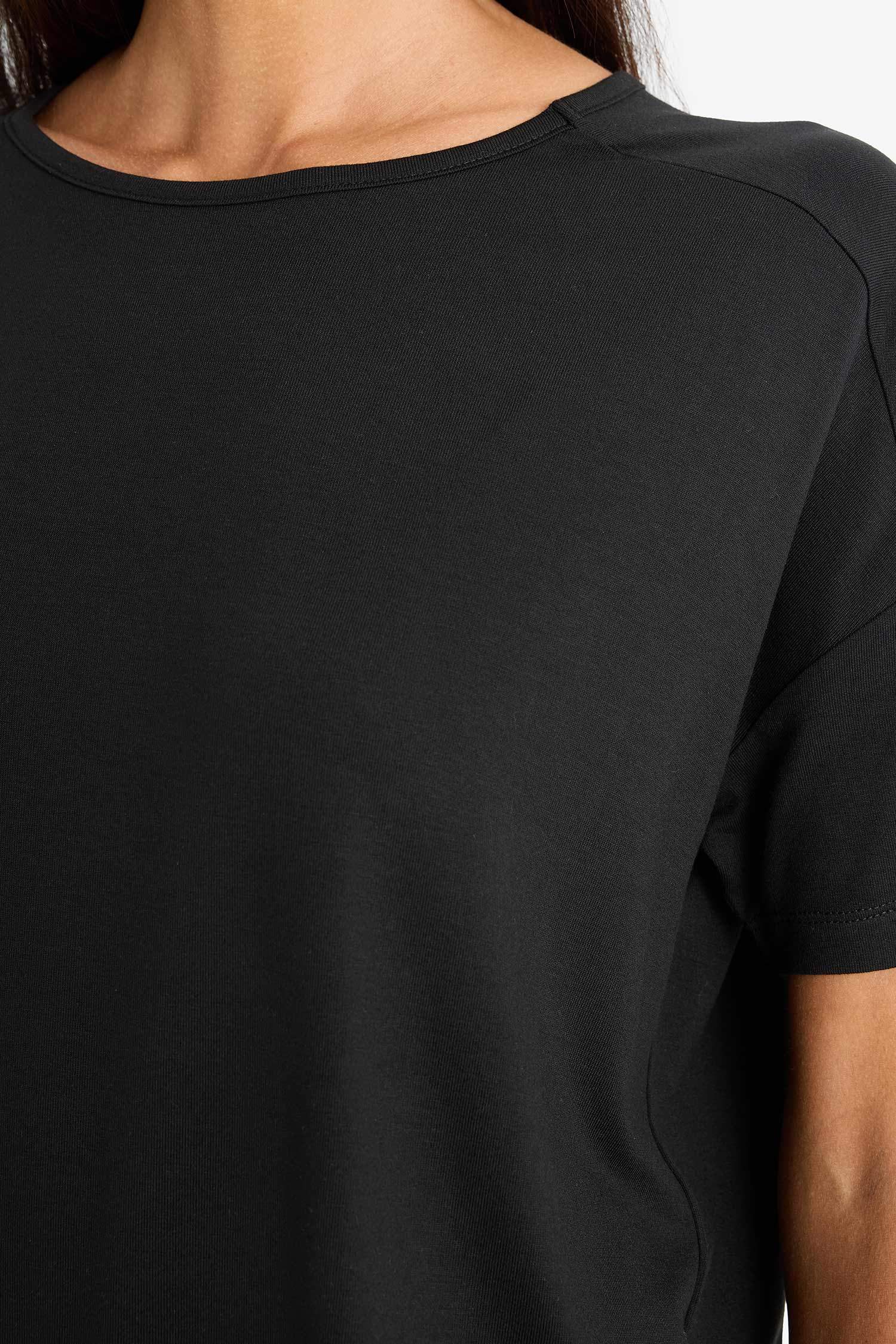 Pijama Takımı Kısa Kollu Üst Beli Lastikli Uzun Alt-Fall in Love