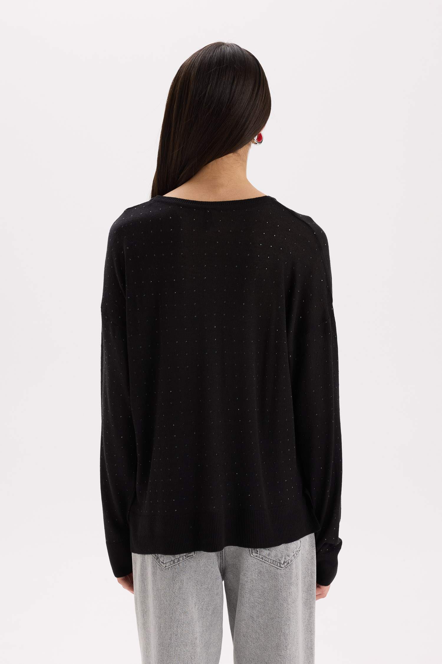 Relax Fit Crew Neck Basic Knitwear Pullover