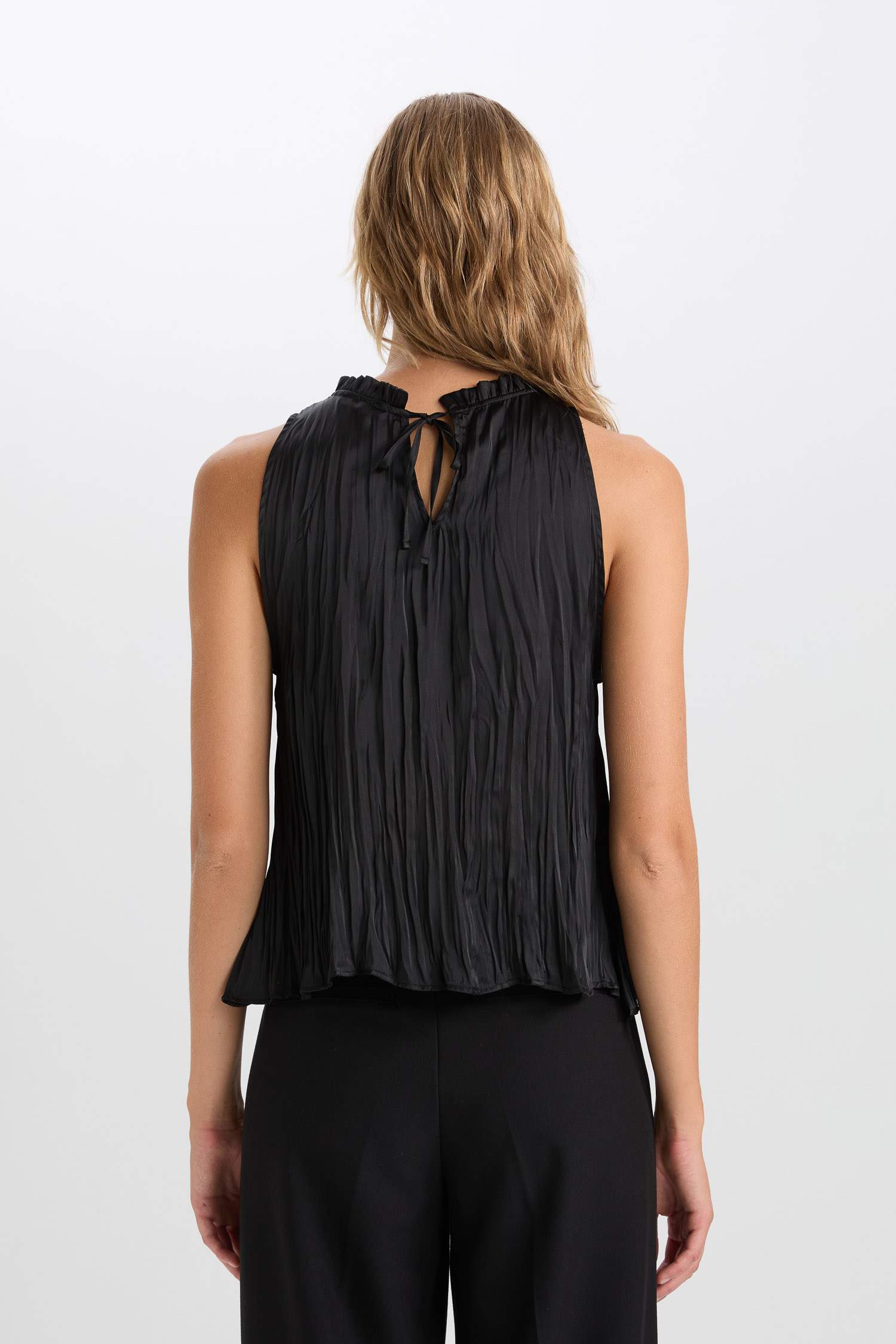 қалыпты пішім Жеңсіз Блуза