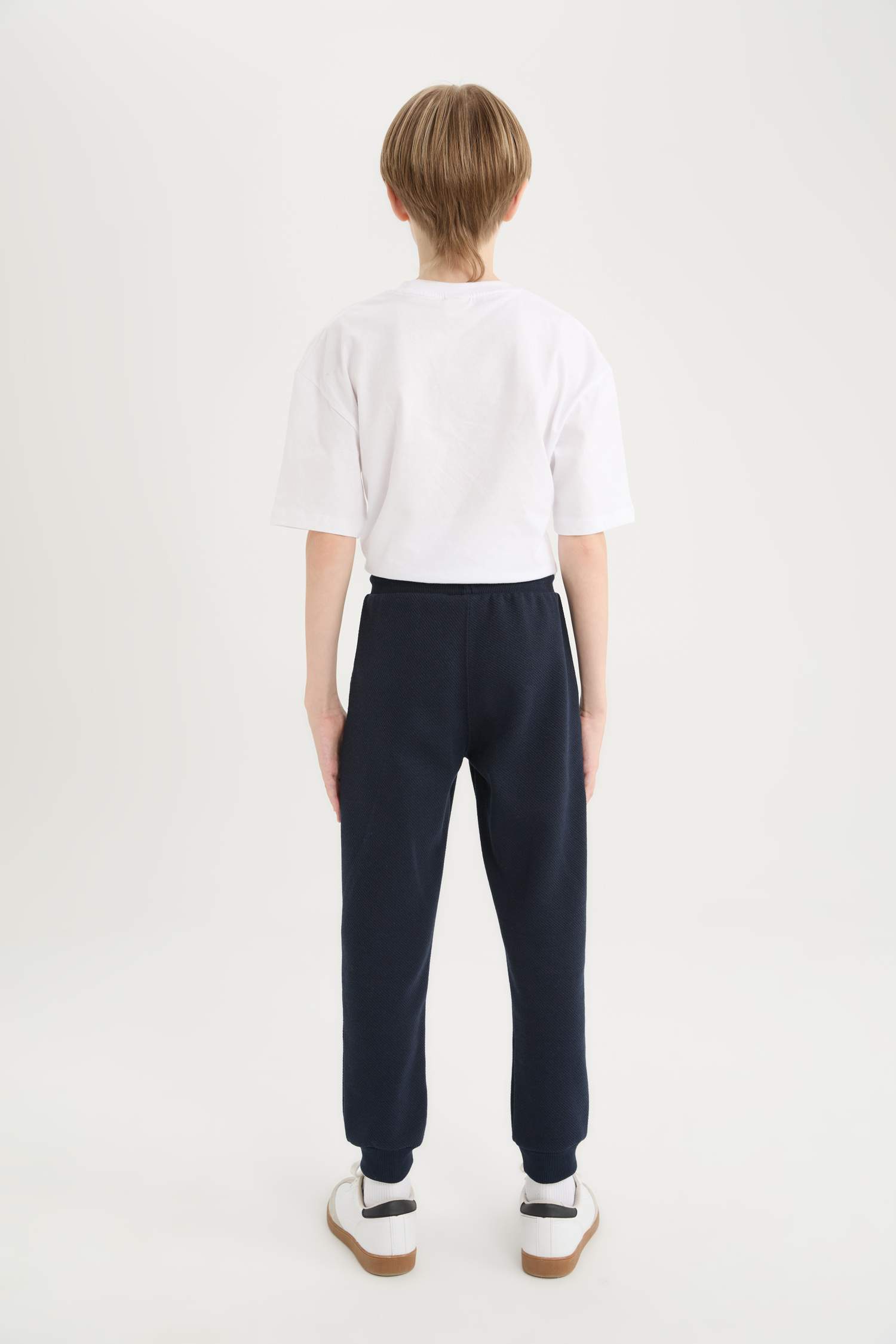 Erkek Çocuk Beli Paçası Lastikli Basic Düz Eşofman Altı