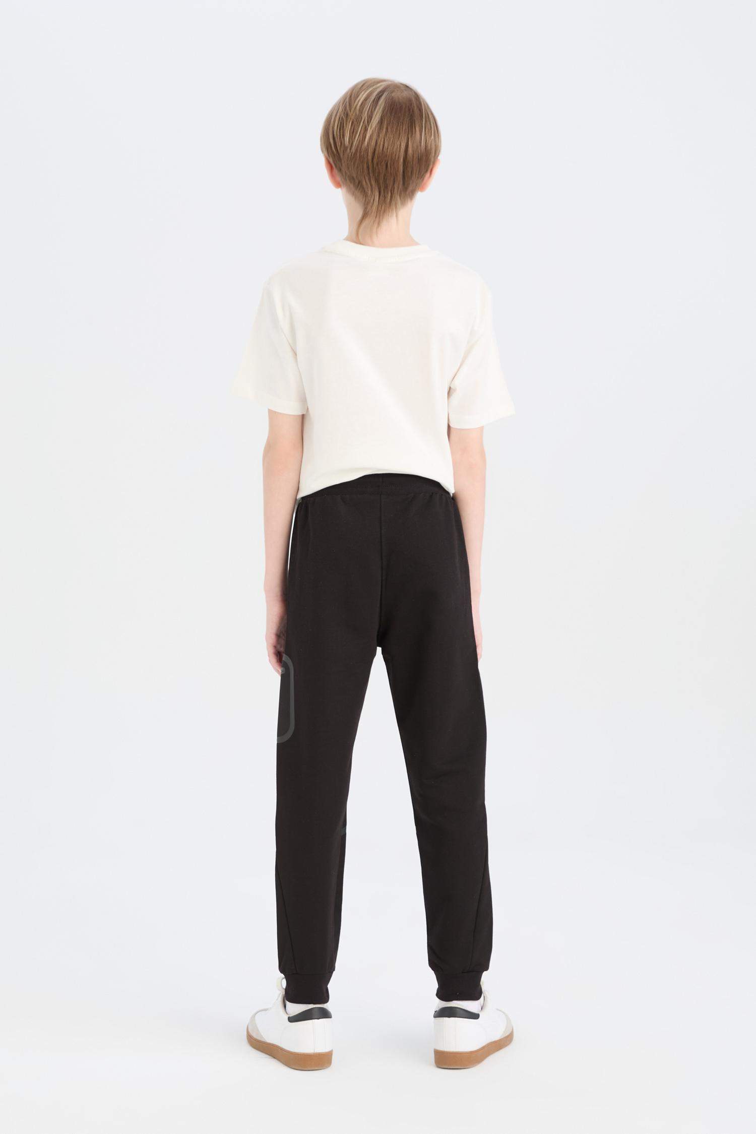 Erkek Çocuk Baskılı Beli Paçası Lastikli Eşofman Altı