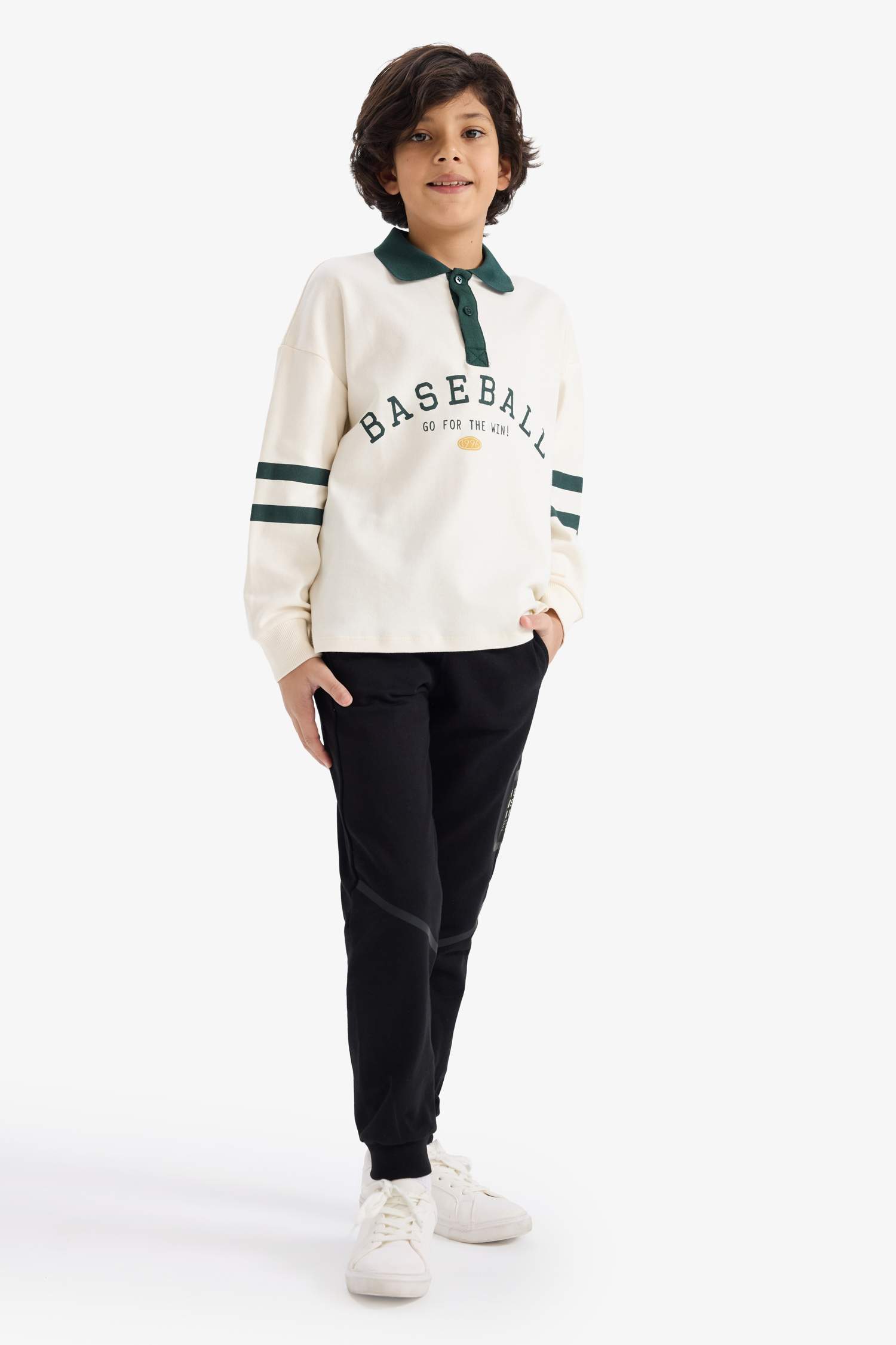 Baskılı Beli Paçası Lastikli Eşofman Altı Erkek Çocuk