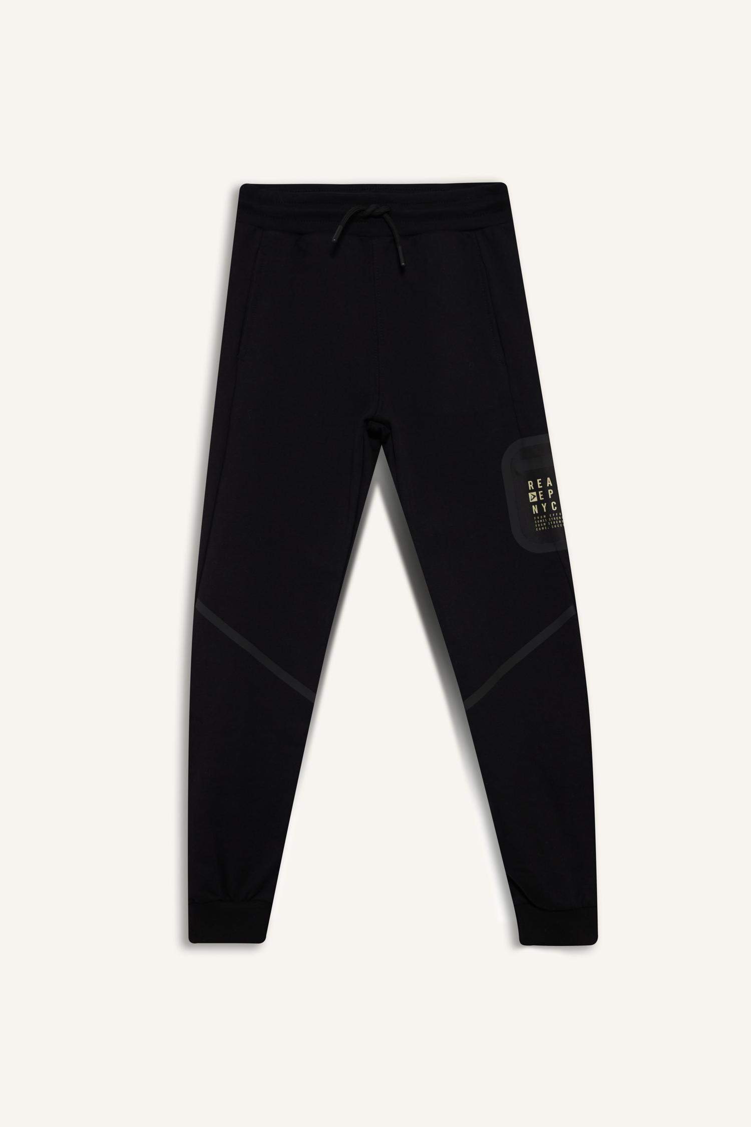 Baskılı Beli Paçası Lastikli Eşofman Altı Erkek Çocuk