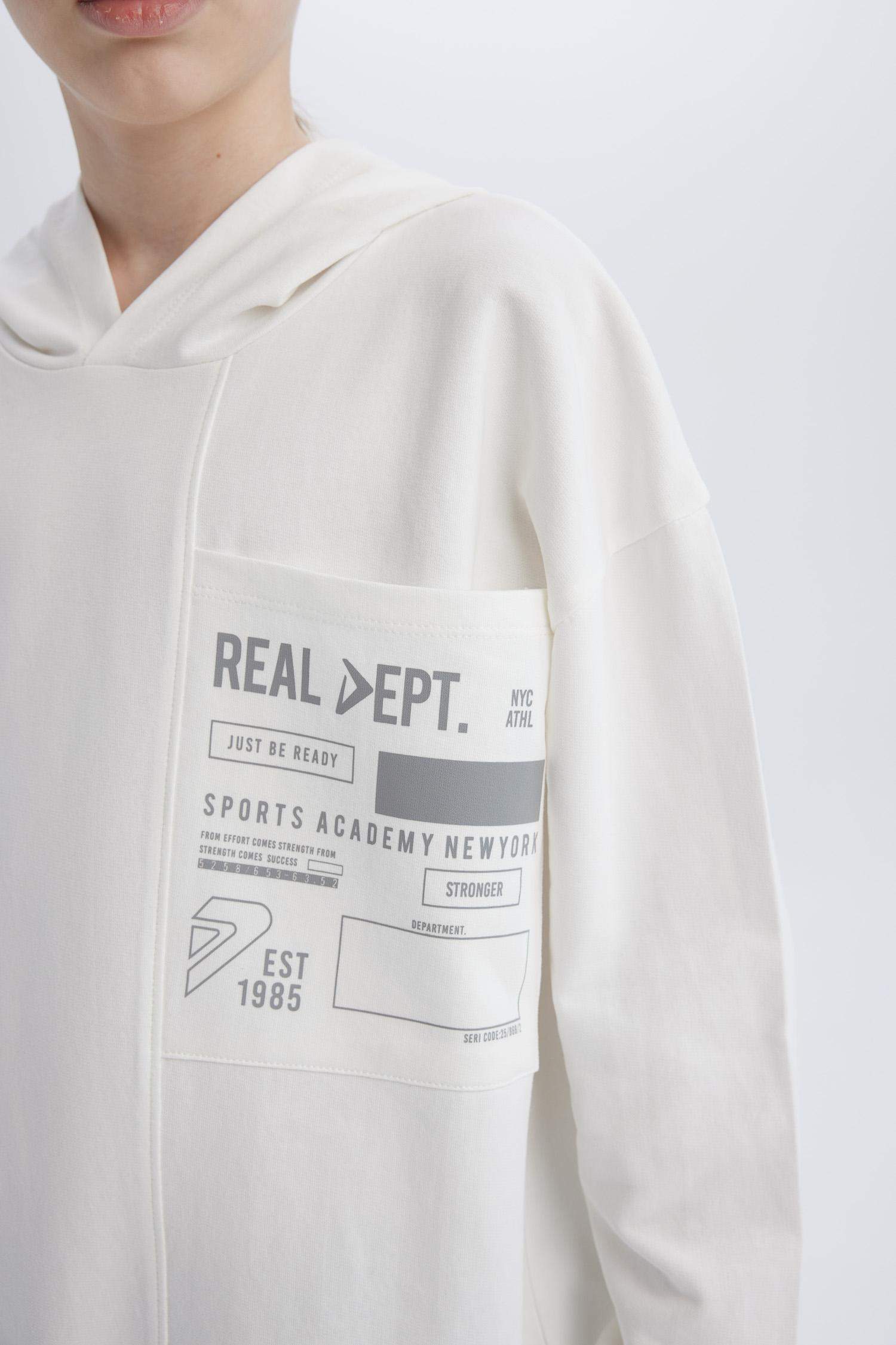 سويت شيرت ولادي اوفر سايز بغطاء للرأس