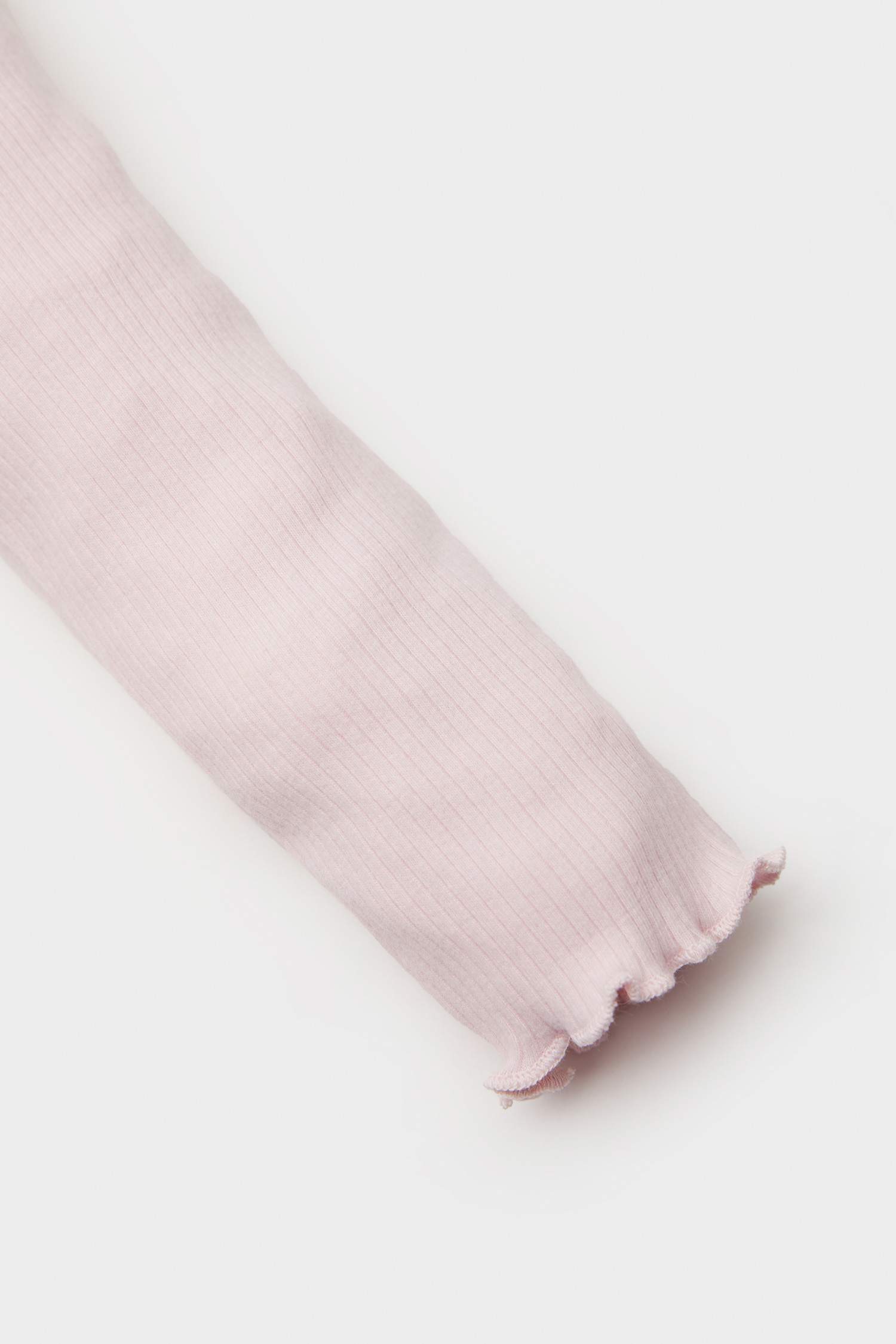 تيشيرت كم طويل مضلع قصة عادية برقبة مستديرة