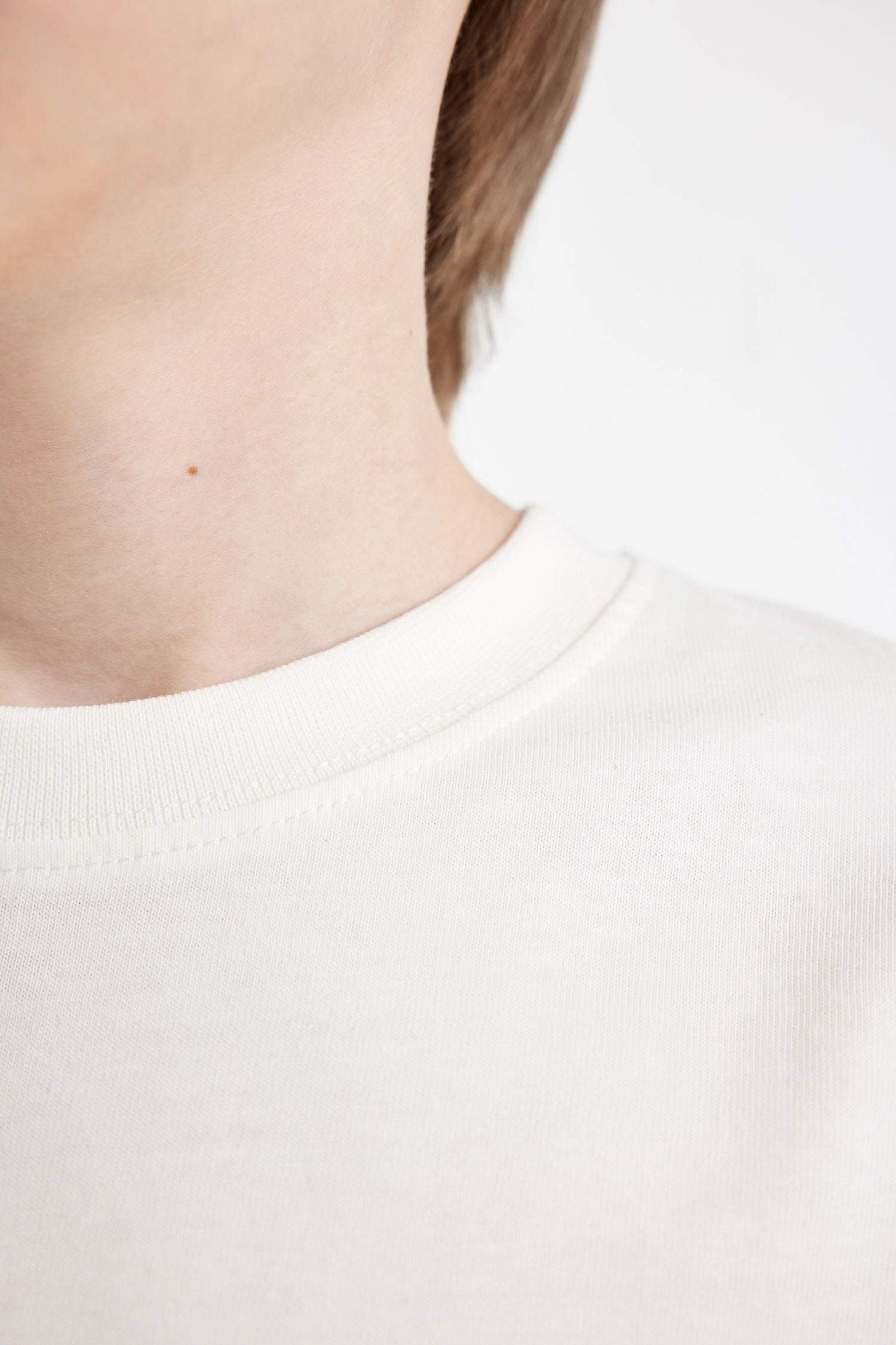 Erkek Çocuk Bisiklet Yaka Basic Düz Uzun Kollu Tişört