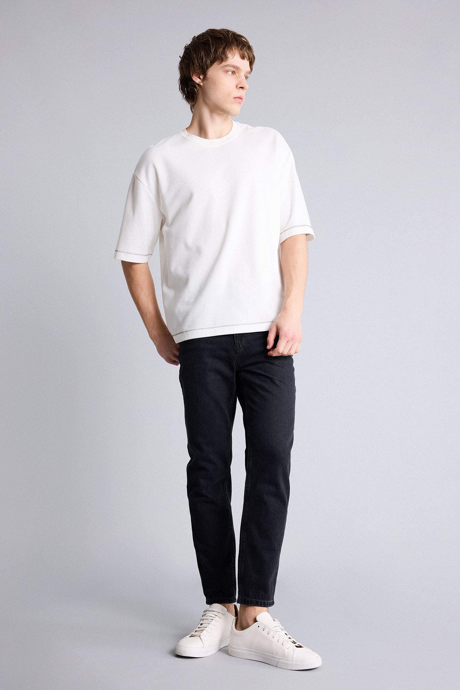 90's Slım Fıt Pantolon - Görsel 3