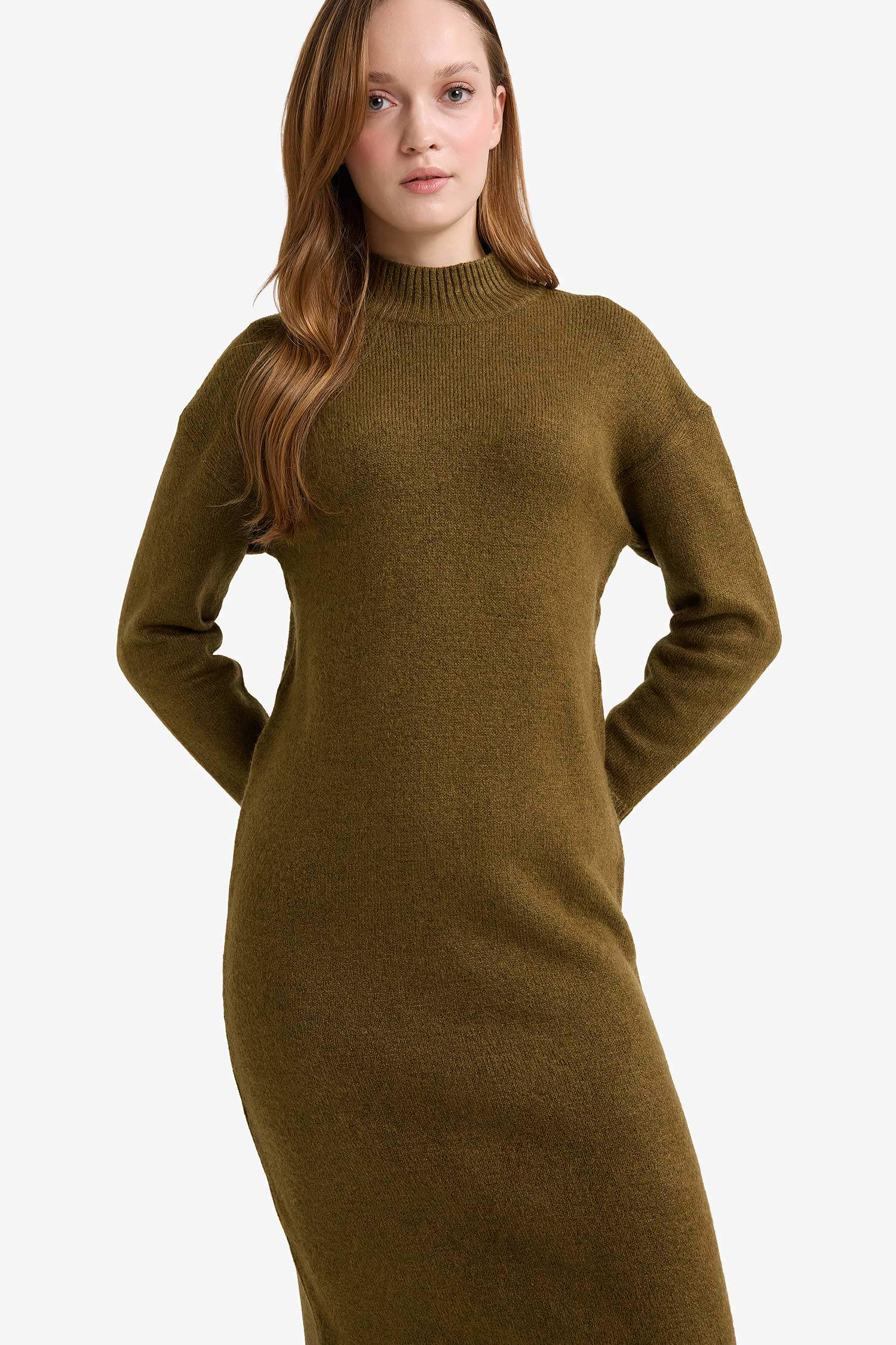 فستان بكم طويل قصة مريحة