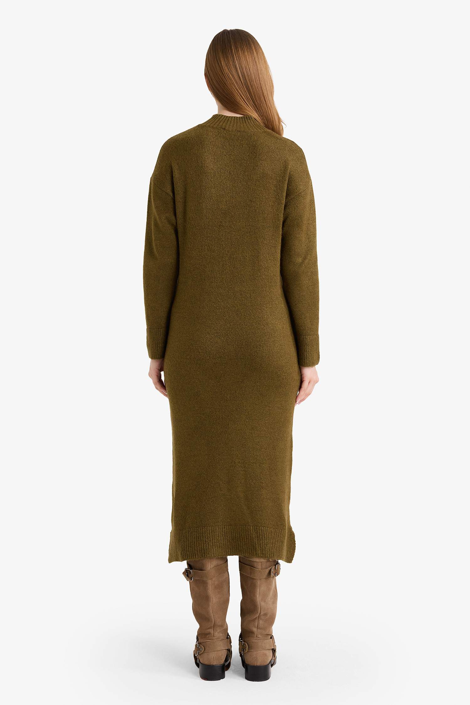 فستان بكم طويل قصة مريحة