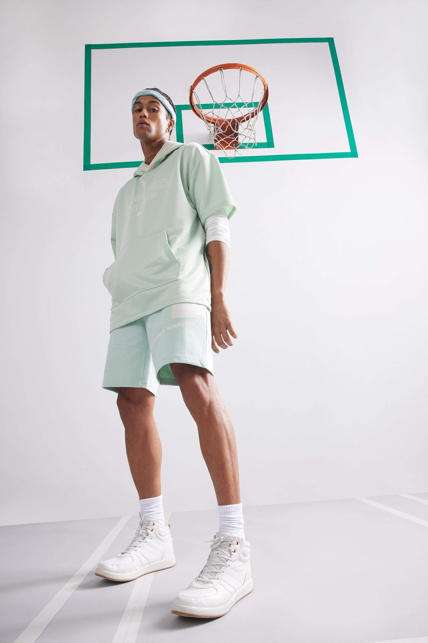 DeFactoFit NBA Golden State Warriors Standart Fit Kısa Paça Şort