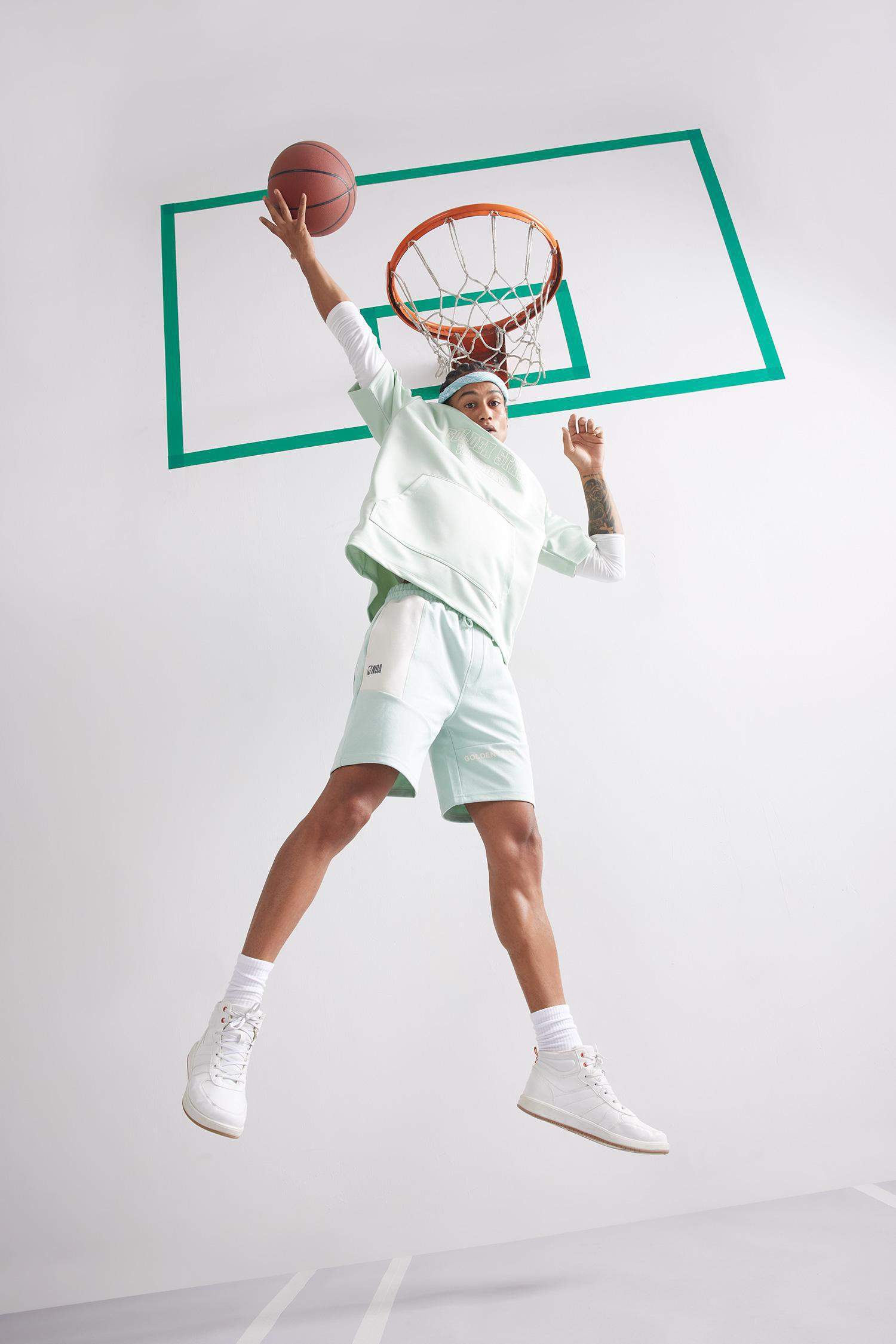 DeFactoFit NBA Golden State Warriors Standart Fit Kısa Paça Şort