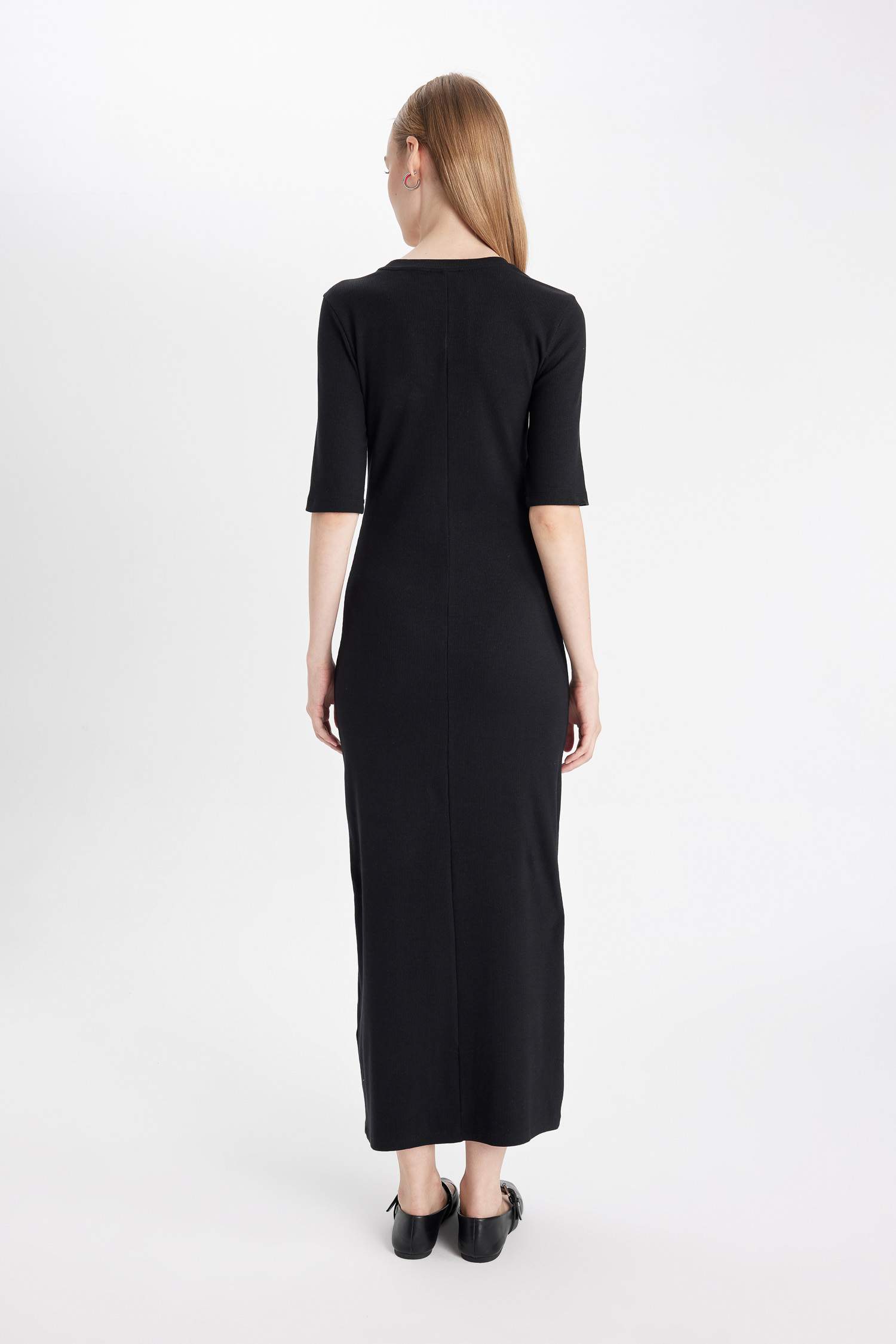 Bodycon Crew Neck Camisole Maxi Dress