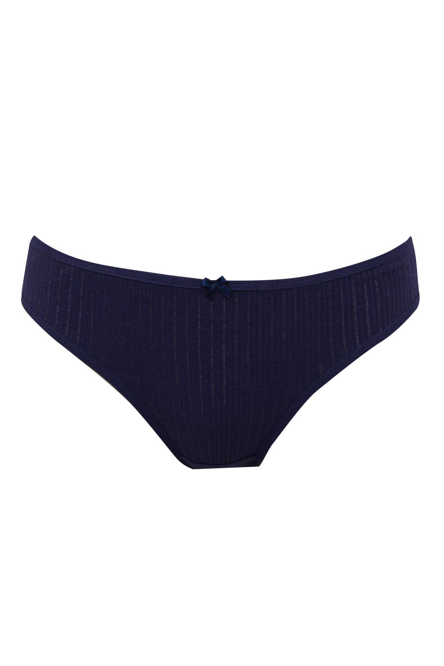 Desenli 3'lü Paketli Slip Külot