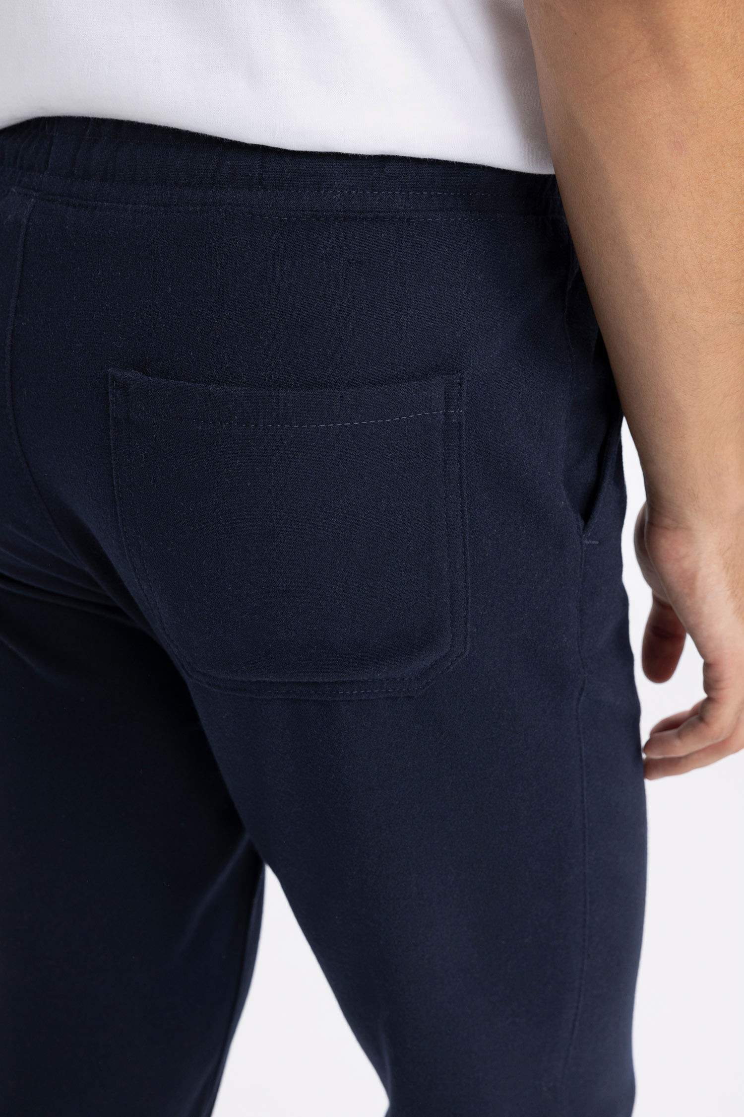 Jogger Beli Bağcıklı Cepli Düz Paça Pantolon