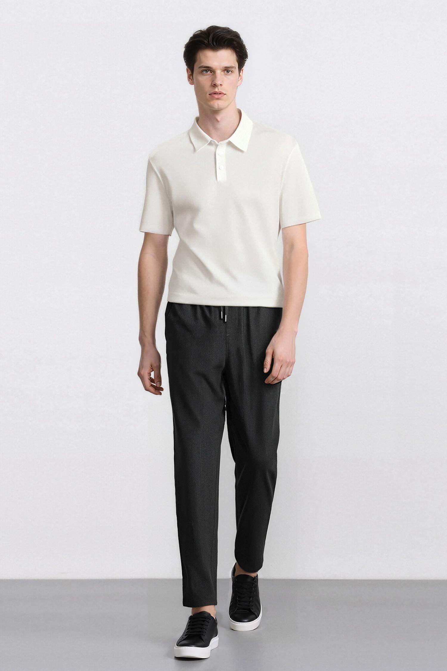 jogger Regular Hem Trousers