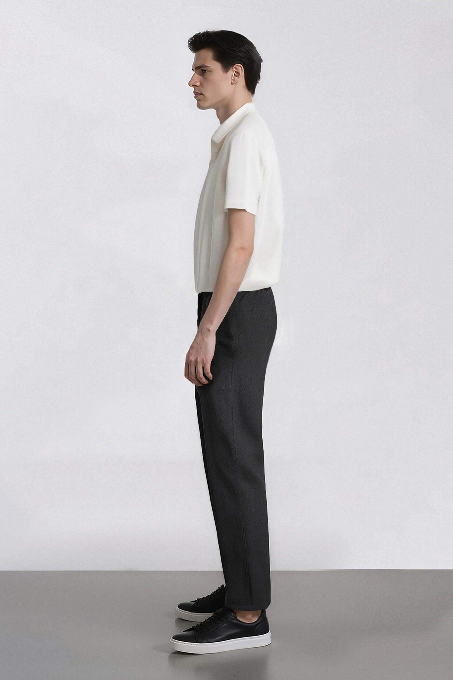 jogger Regular Hem Trousers